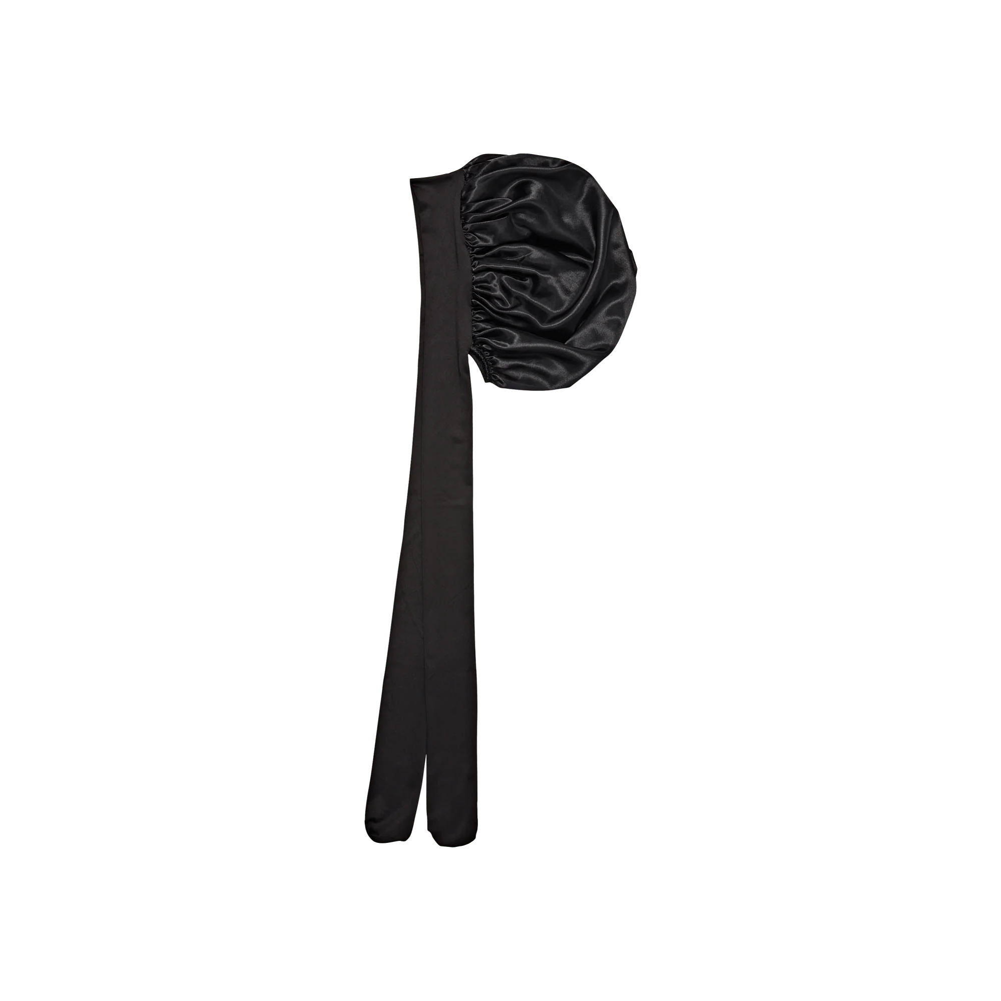 KISS Colors & Care Silky Satin Tie Band Edge Bonnet - Black - Image 8