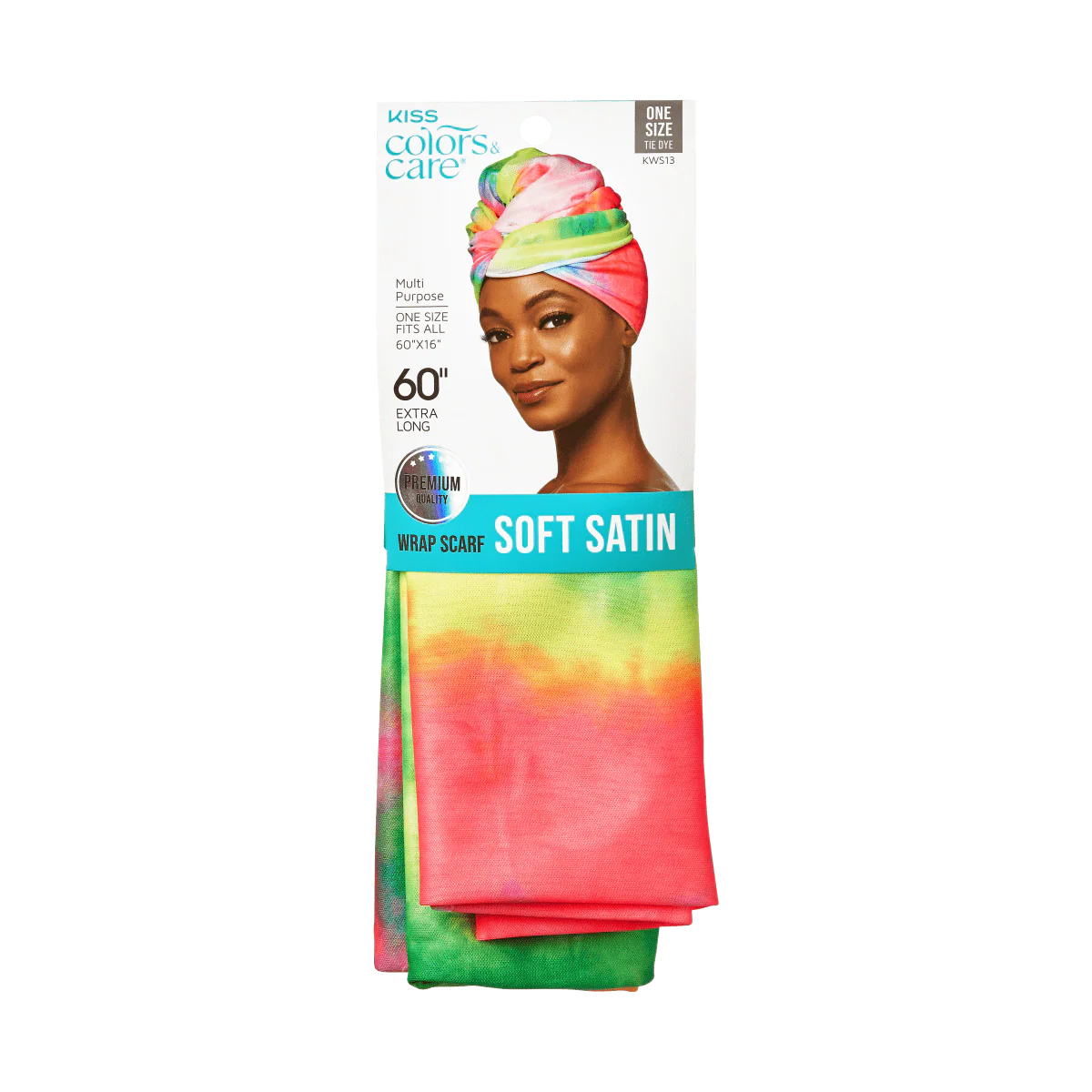 KISS Colors & Care Soft Satin Wrap Scarf