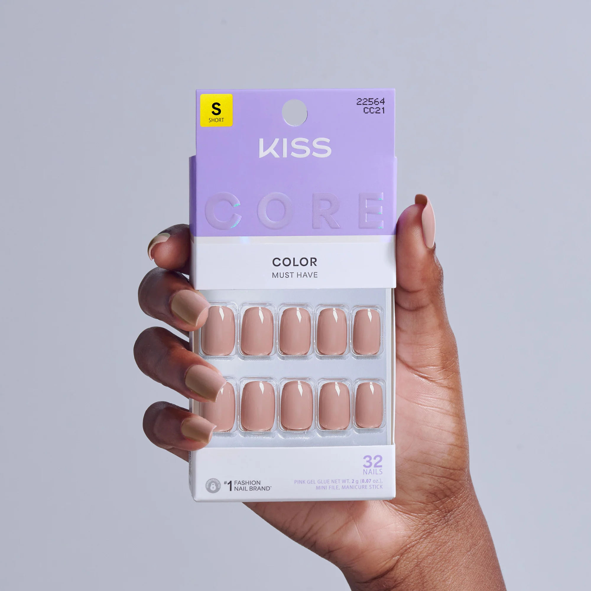 KISS CORE Color Press On Glue Nails - Embullience - Image 2