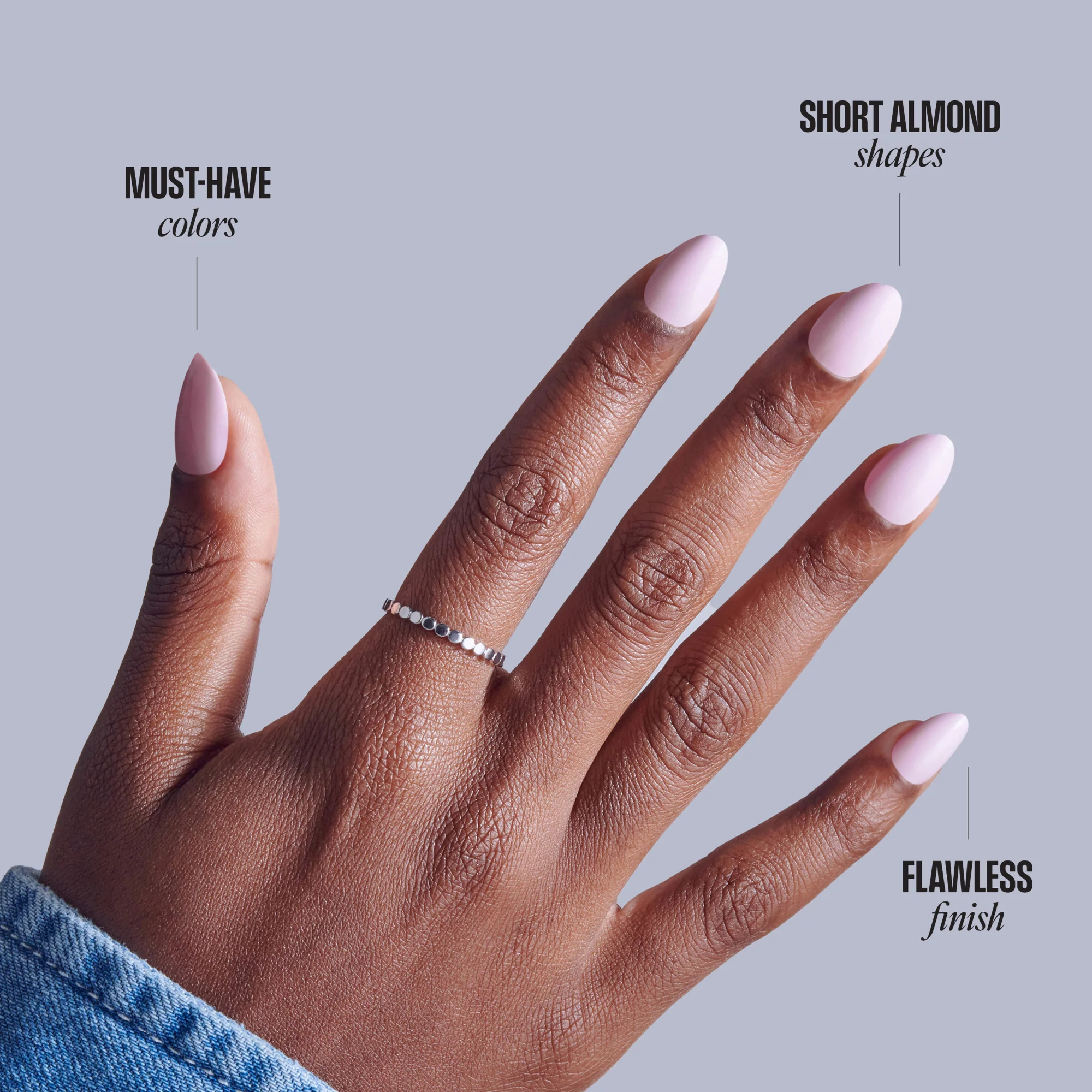 KISS CORE Color Press On Glue Nails - Euphonious - Image 7