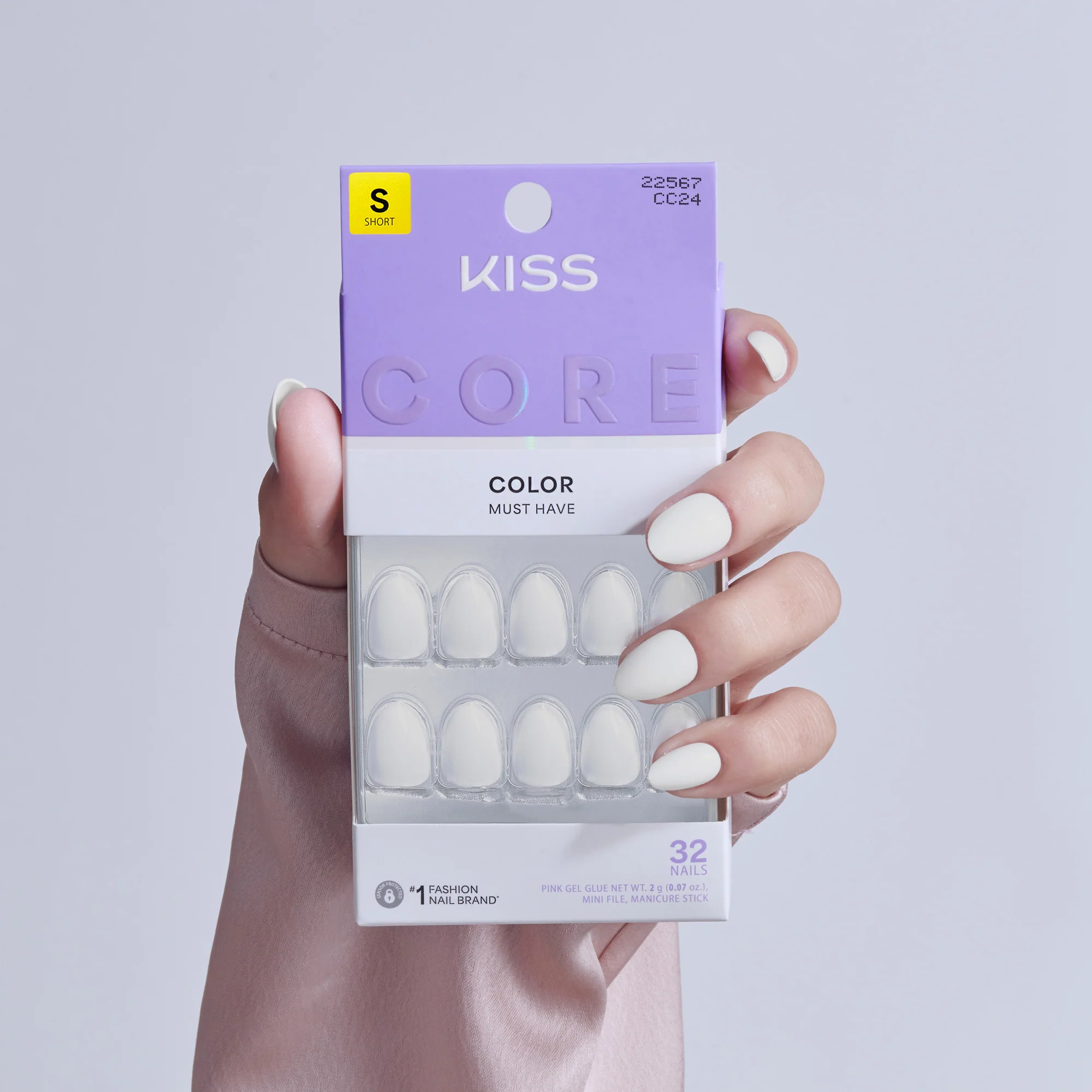 KISS CORE Color Press On Glue Nails - Lyrical - Image 2