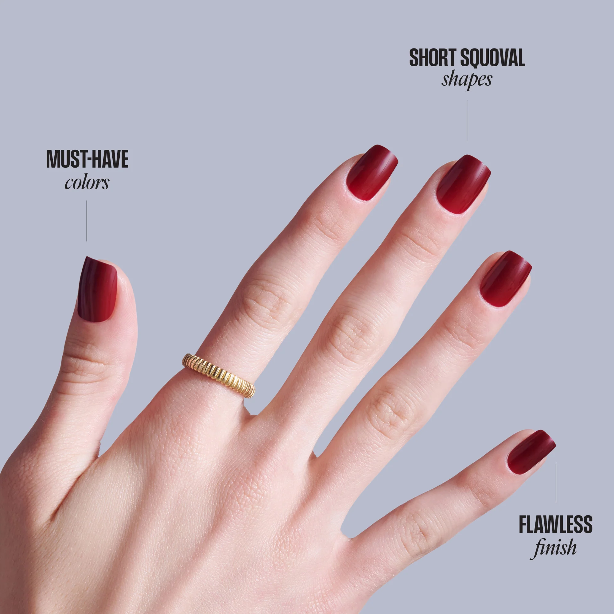 KISS CORE Color Press On Glue Nails - Sprightly - Image 7