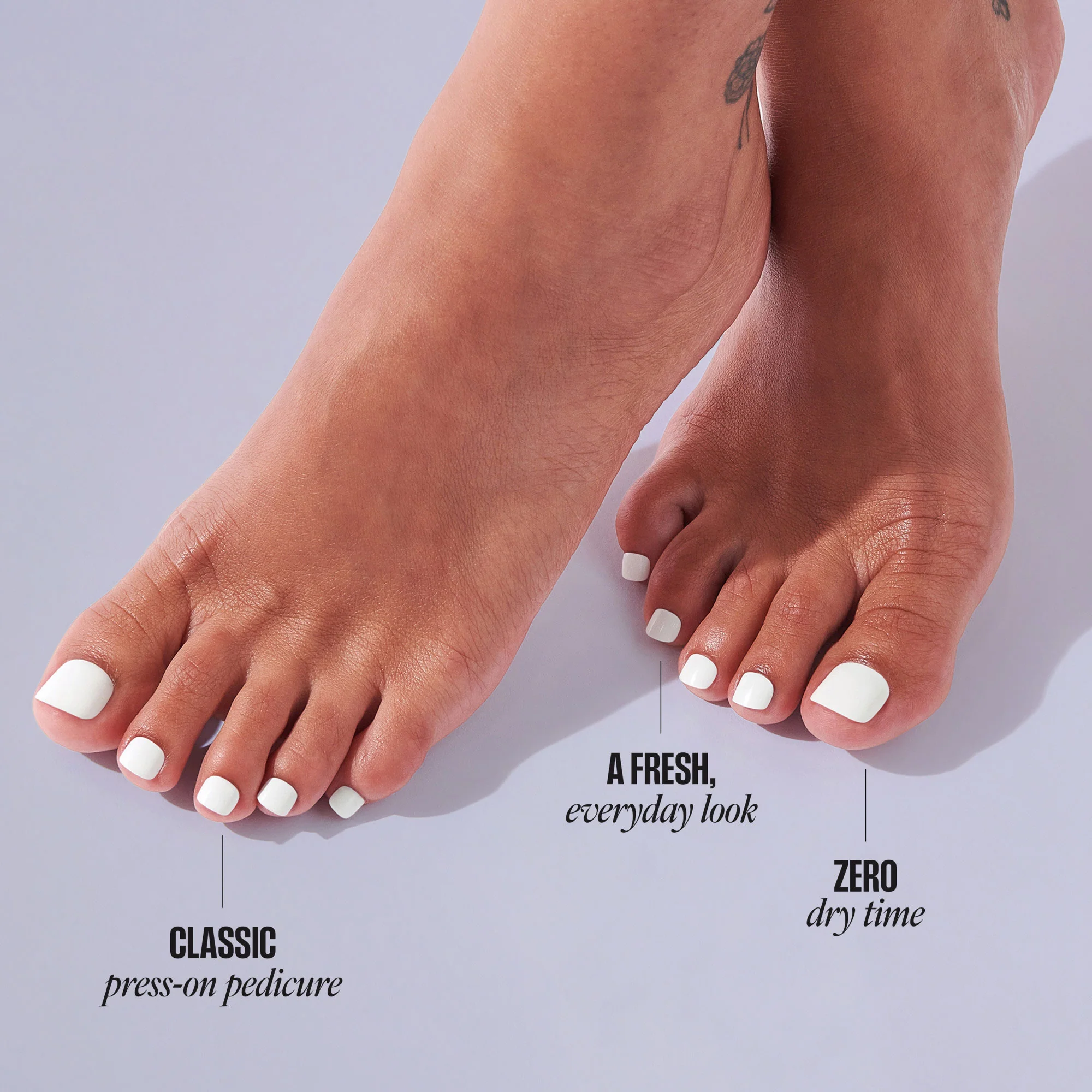 KISS CORE Color Press On Glue Toenails - Toe-tally Yours - Image 12