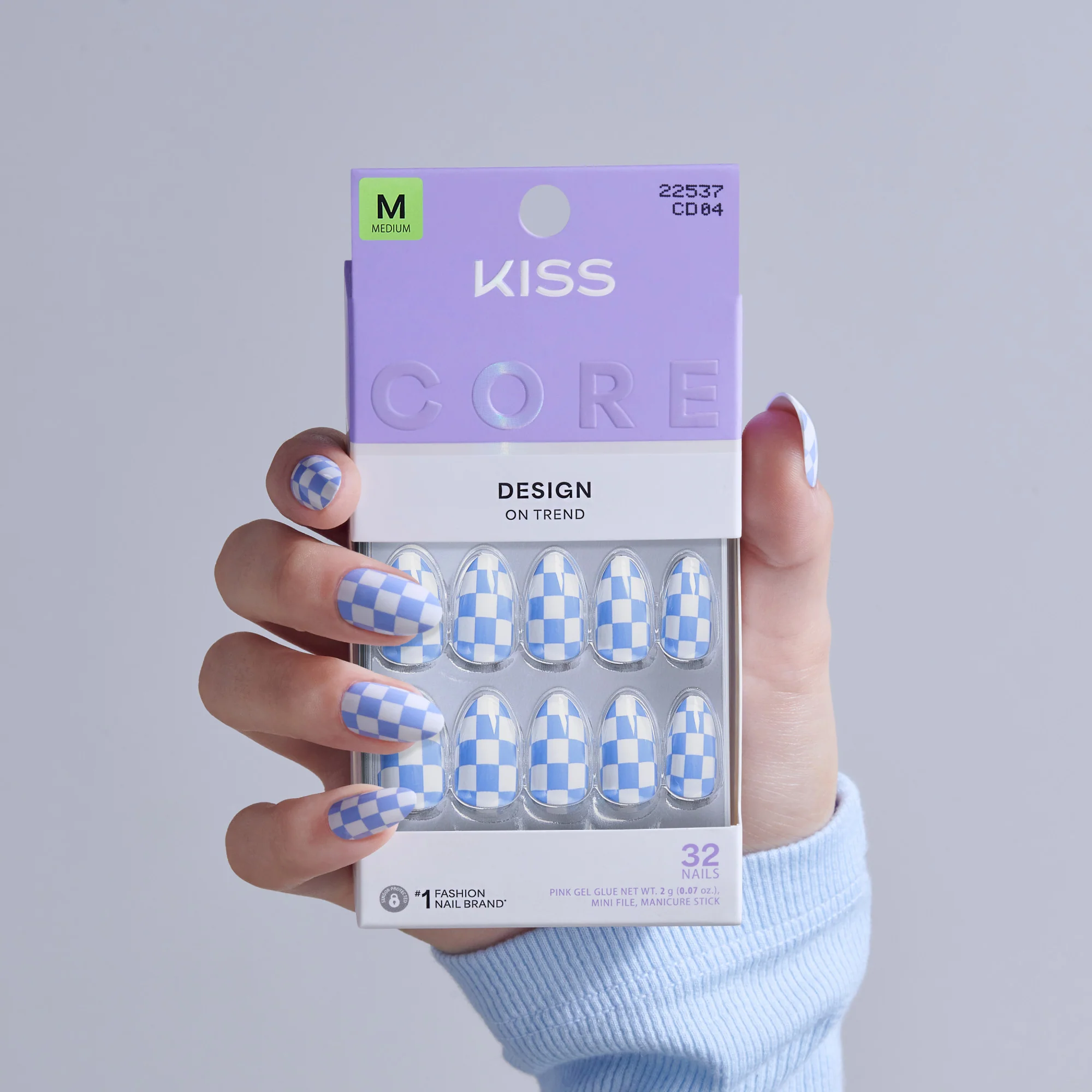 KISS CORE Design Press On Glue Nails - Credit - Image 2