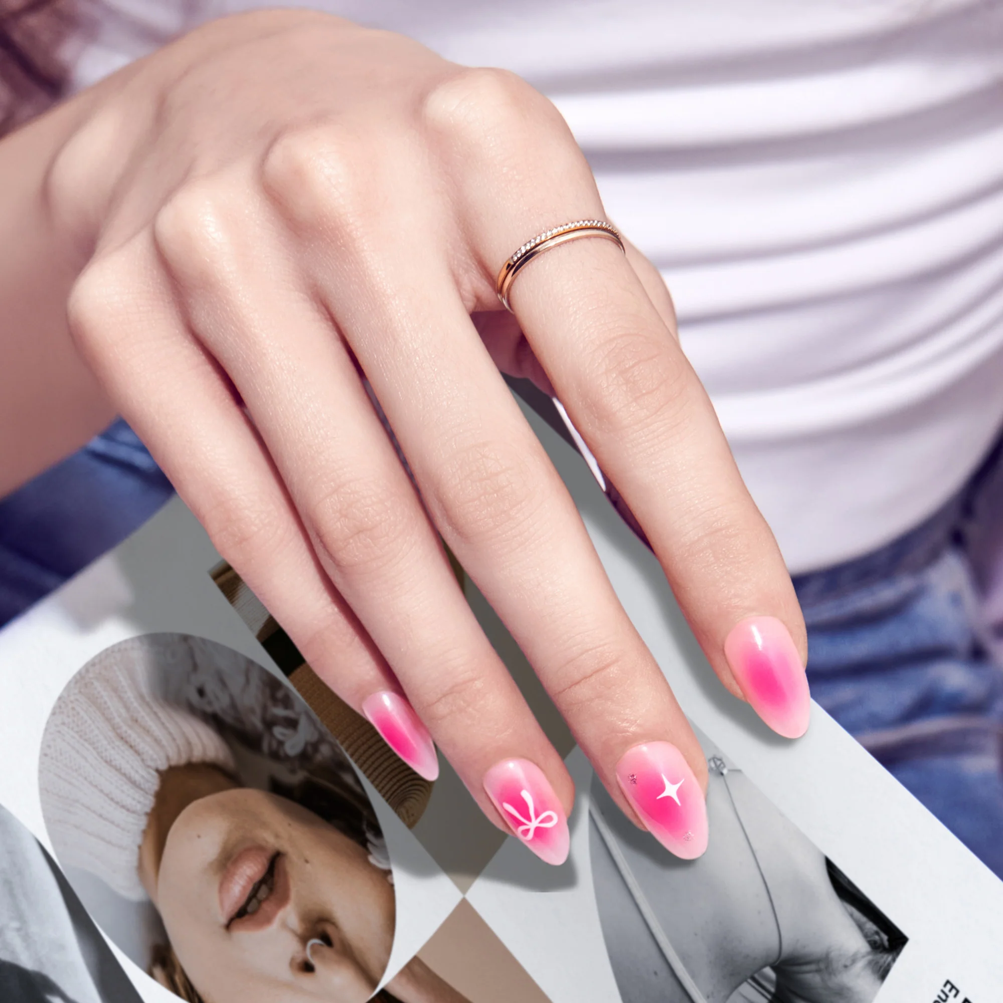 KISS CORE Design Press On Glue Nails - My Time - Image 4