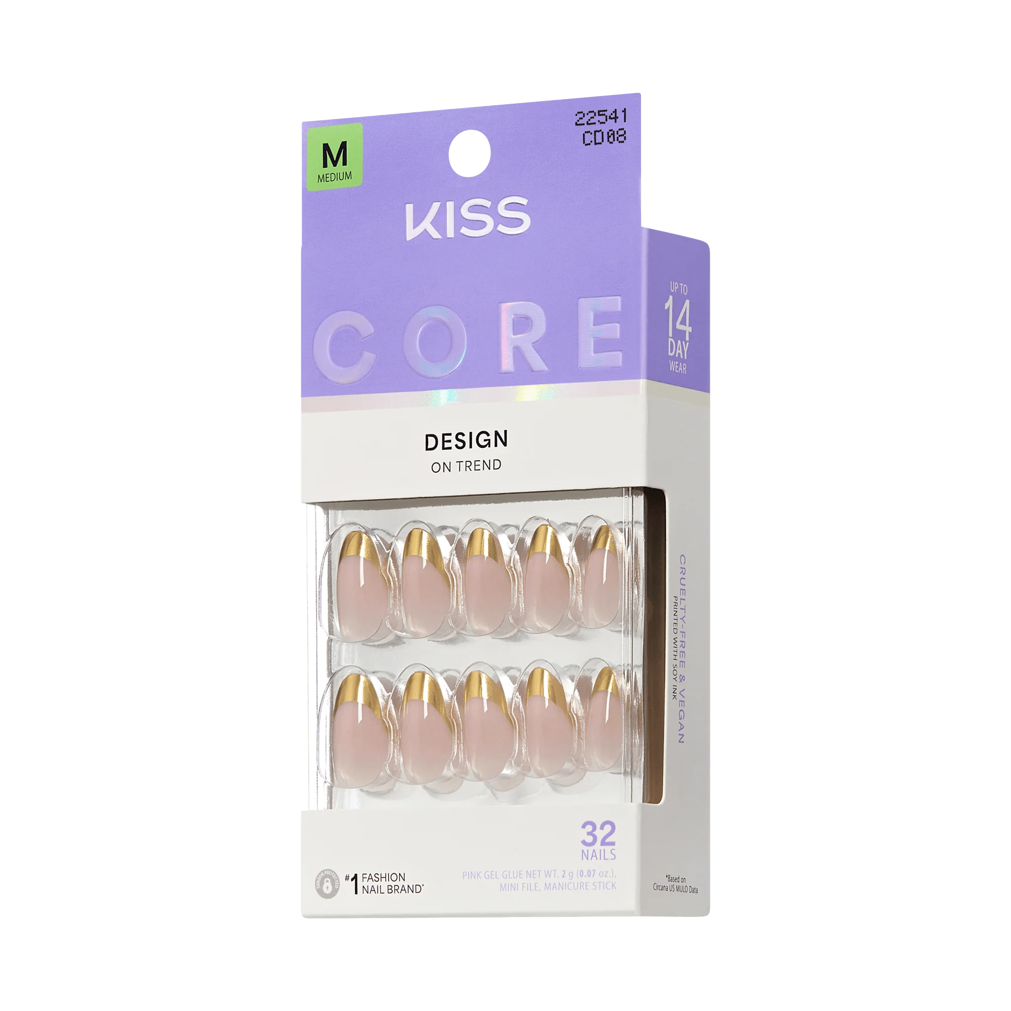 KISS CORE Design Press On Glue Nails - Together - Image 6