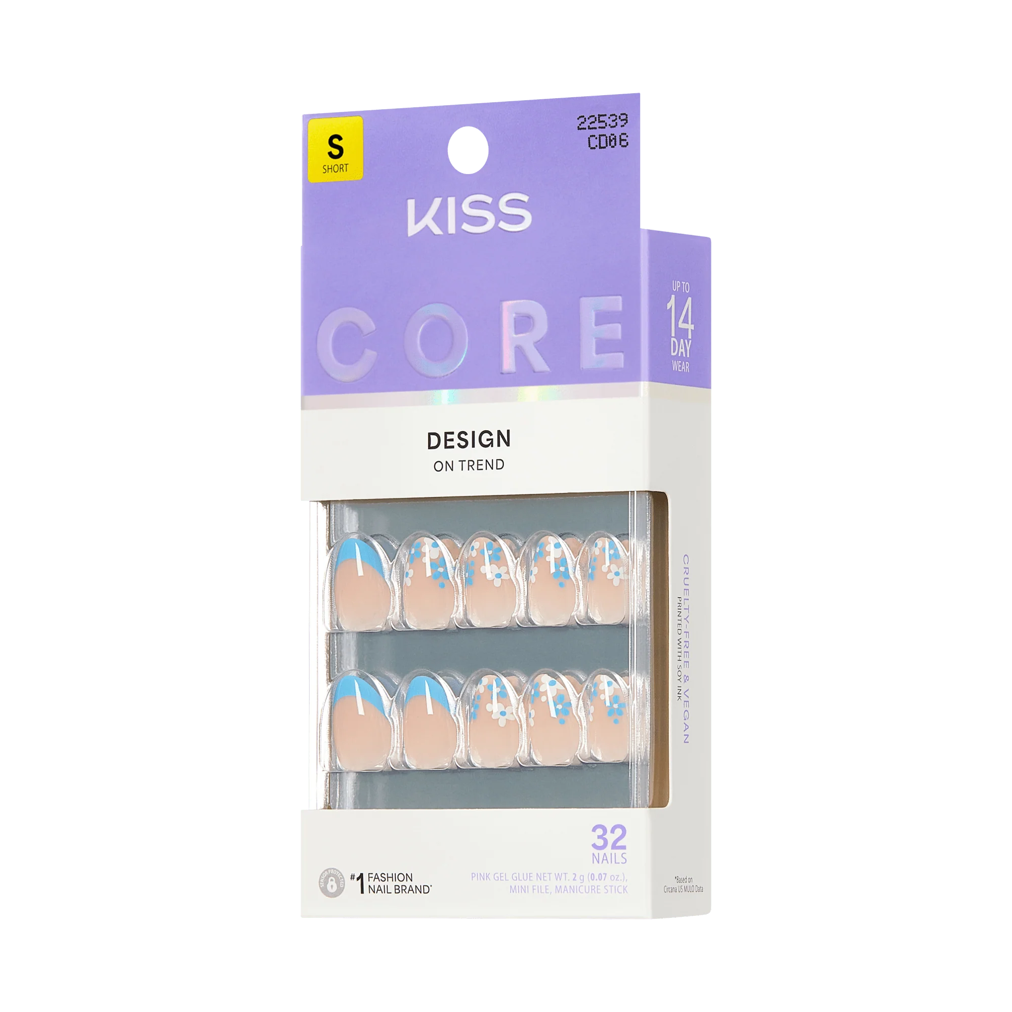 KISS CORE Design Press On Glue Nails - Tune - Image 8
