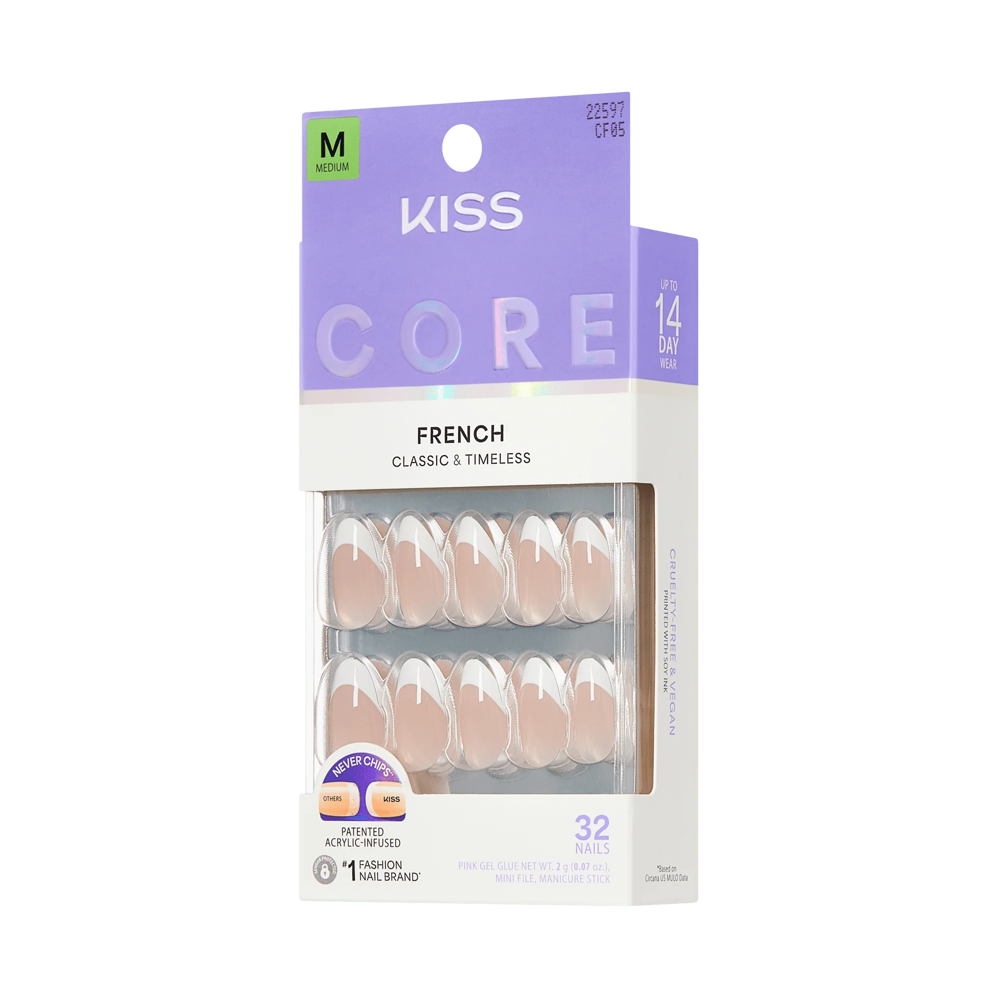 KISS CORE French Press On Glue Nails – Curiosity - Image 6
