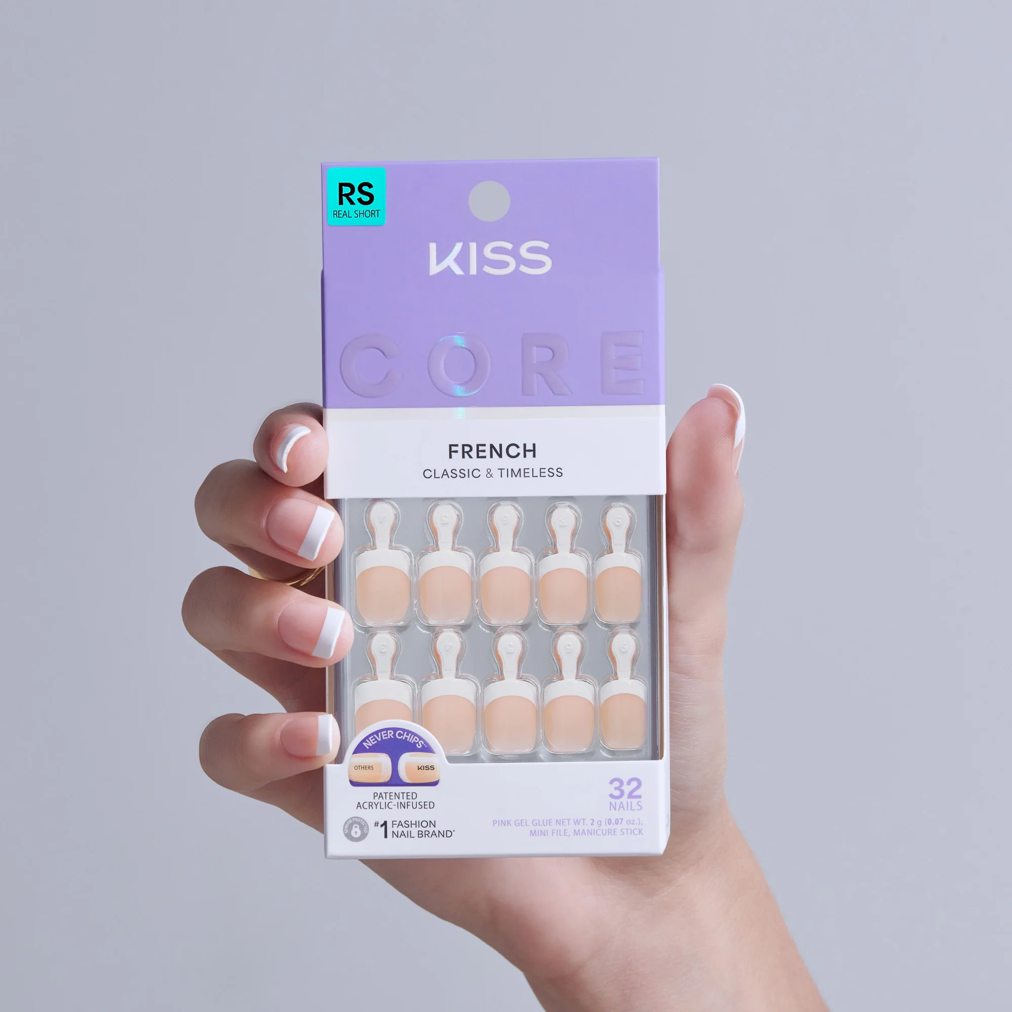 KISS CORE French Press On Glue Nails - If You Dare - Image 2