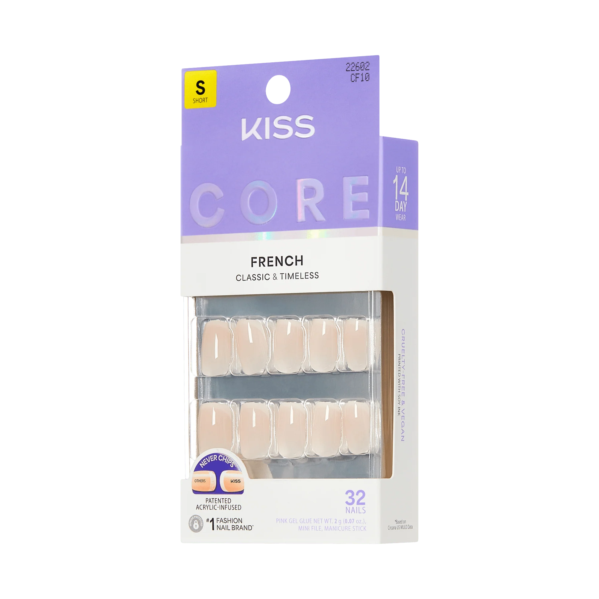 KISS CORE French Press On Glue Nails - My Darling - Image 6