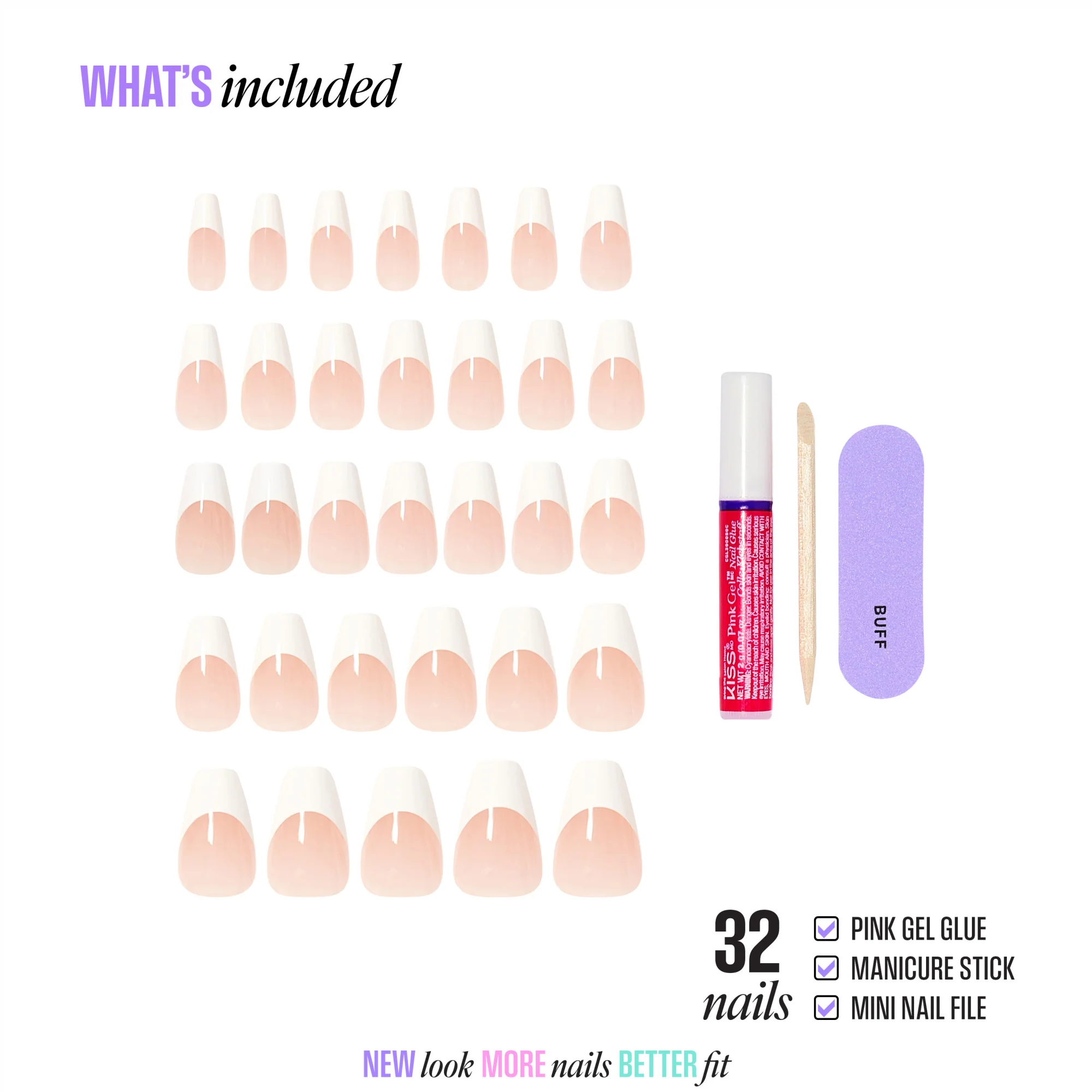 KISS CORE French Press On Glue Nails – Reunion - Image 4