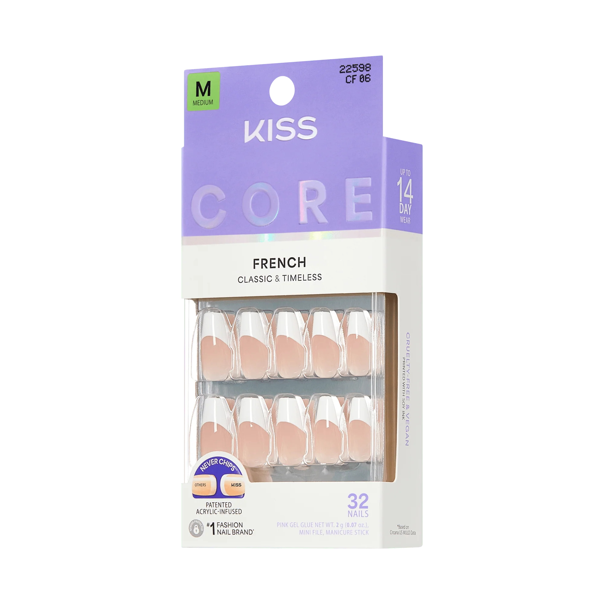 KISS CORE French Press On Glue Nails – Reunion - Image 6