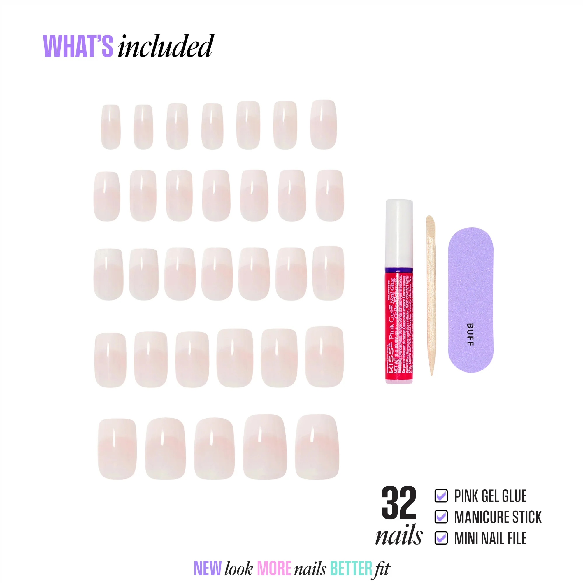 KISS CORE French Press On Glue Nails – Scenario - Image 4