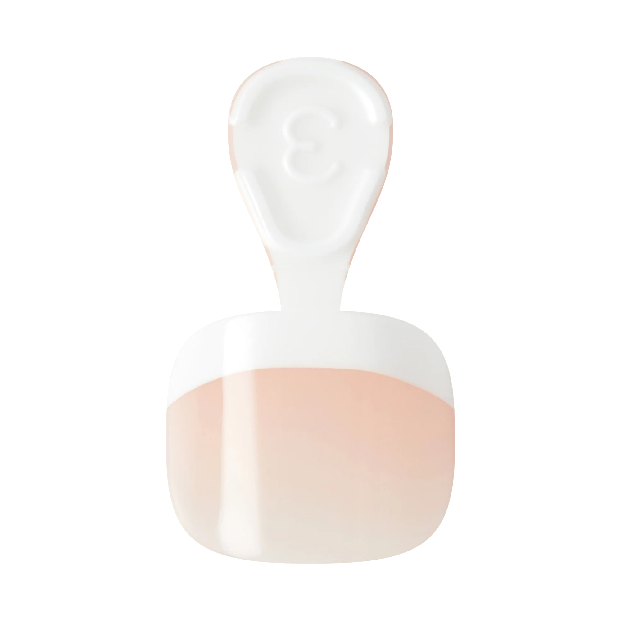 KISS CORE French Tip Press On Glue Toenails - Two of a Kind - Image 4
