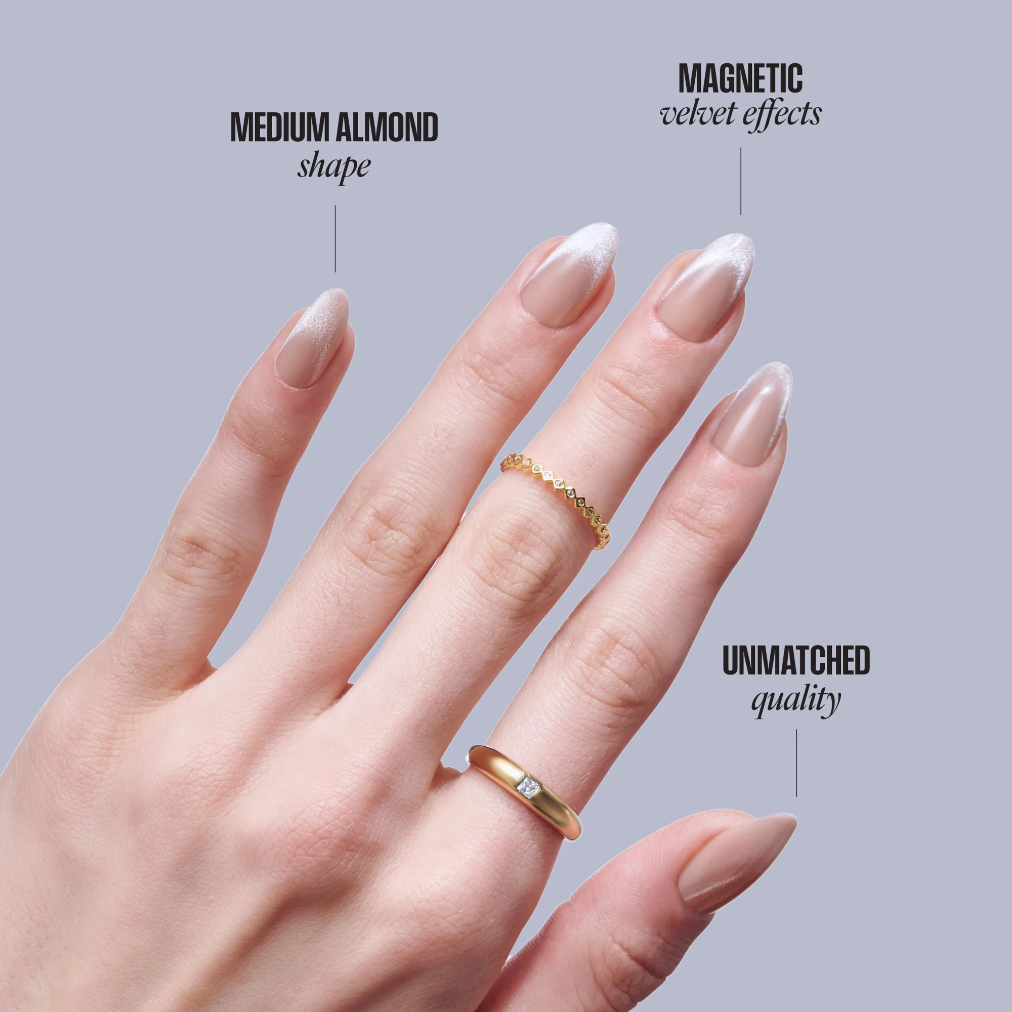 KISS CORE Magnetic Press On Glue Nails - Amazon Falls - Image 8