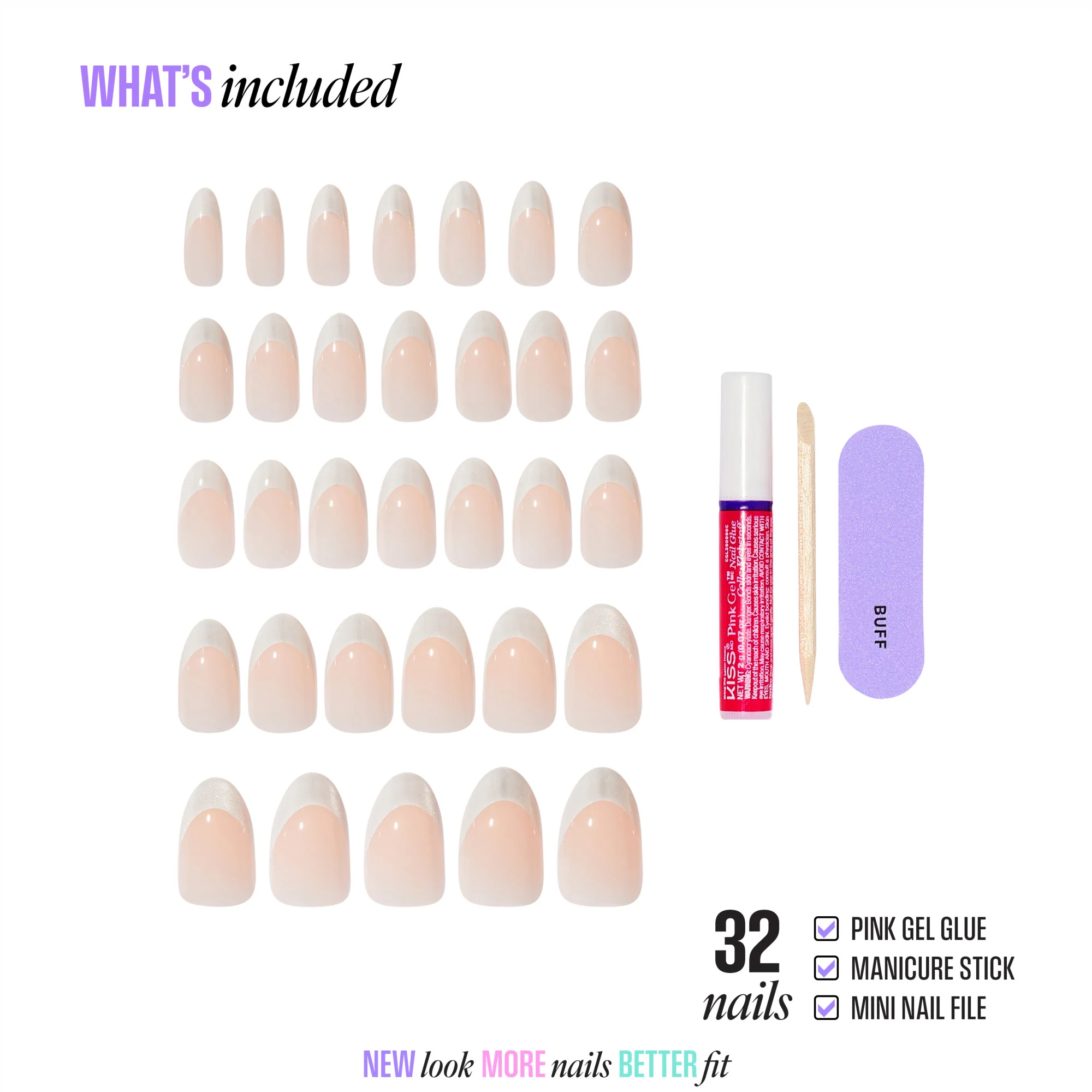KISS CORE Magnetic Press On Glue Nails - Patchouli - Image 4