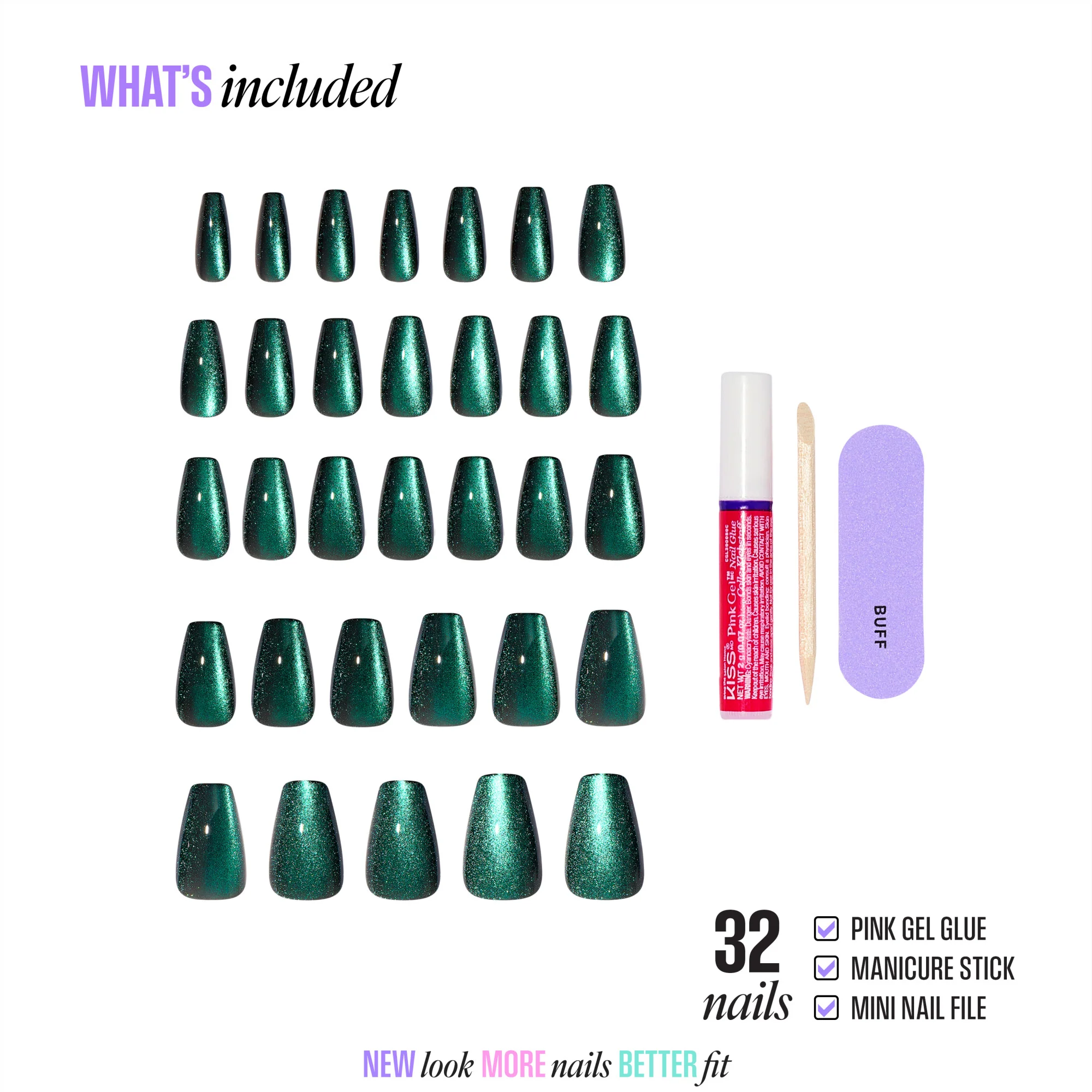 KISS CORE Magnetic Press On Glue Nails – Shimmering - Image 6