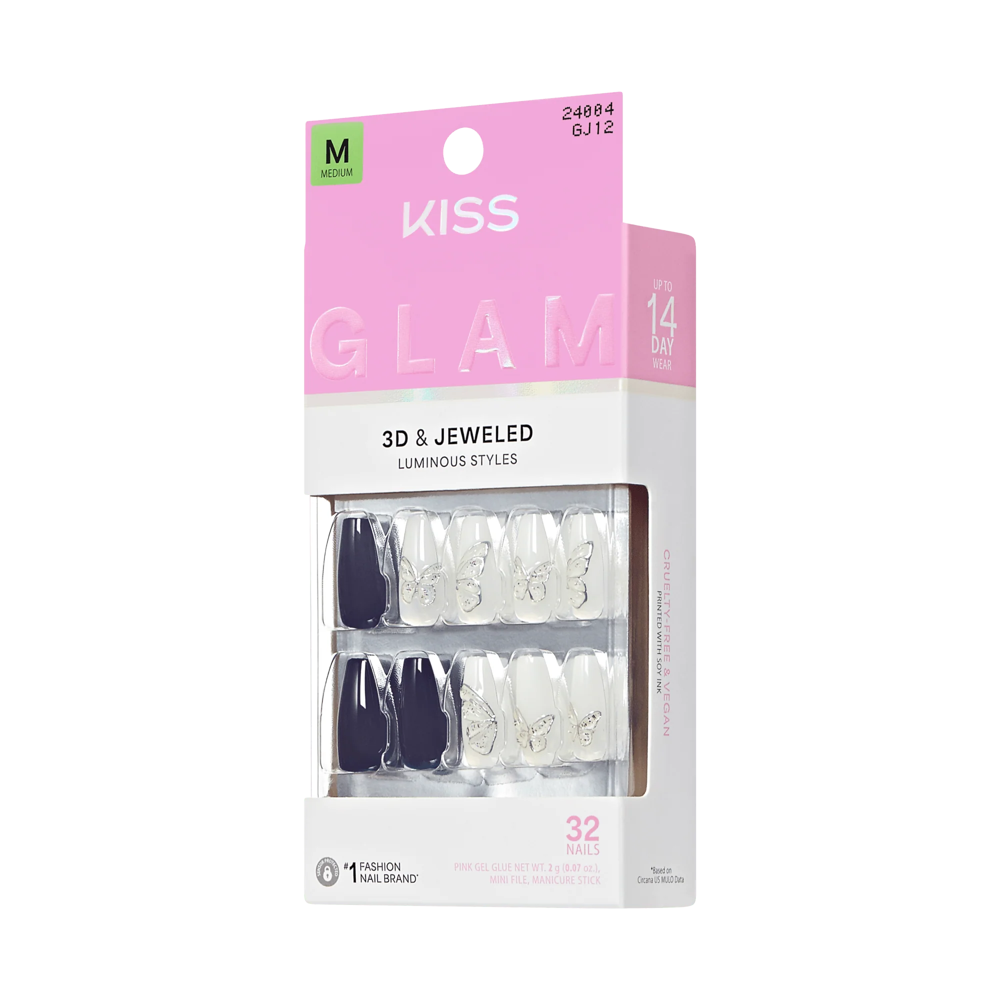 KISS GLAM 3D & Jewel Press On Glue Nails  - Starry Serenade - Image 8
