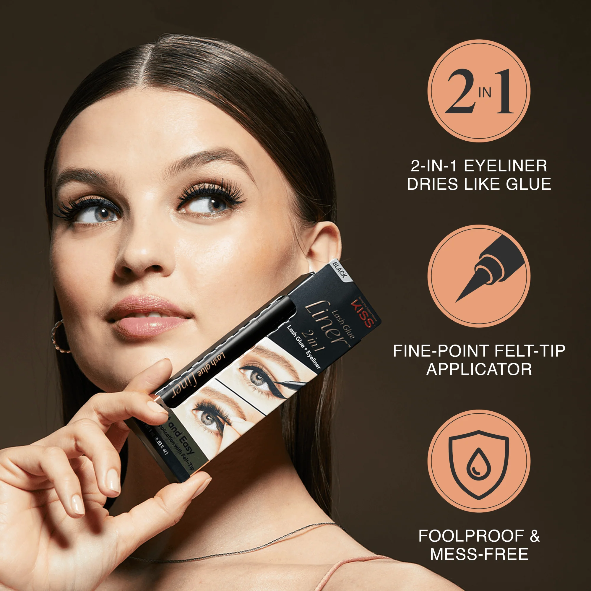 KISS Lash GLUEliner - Black - Image 6