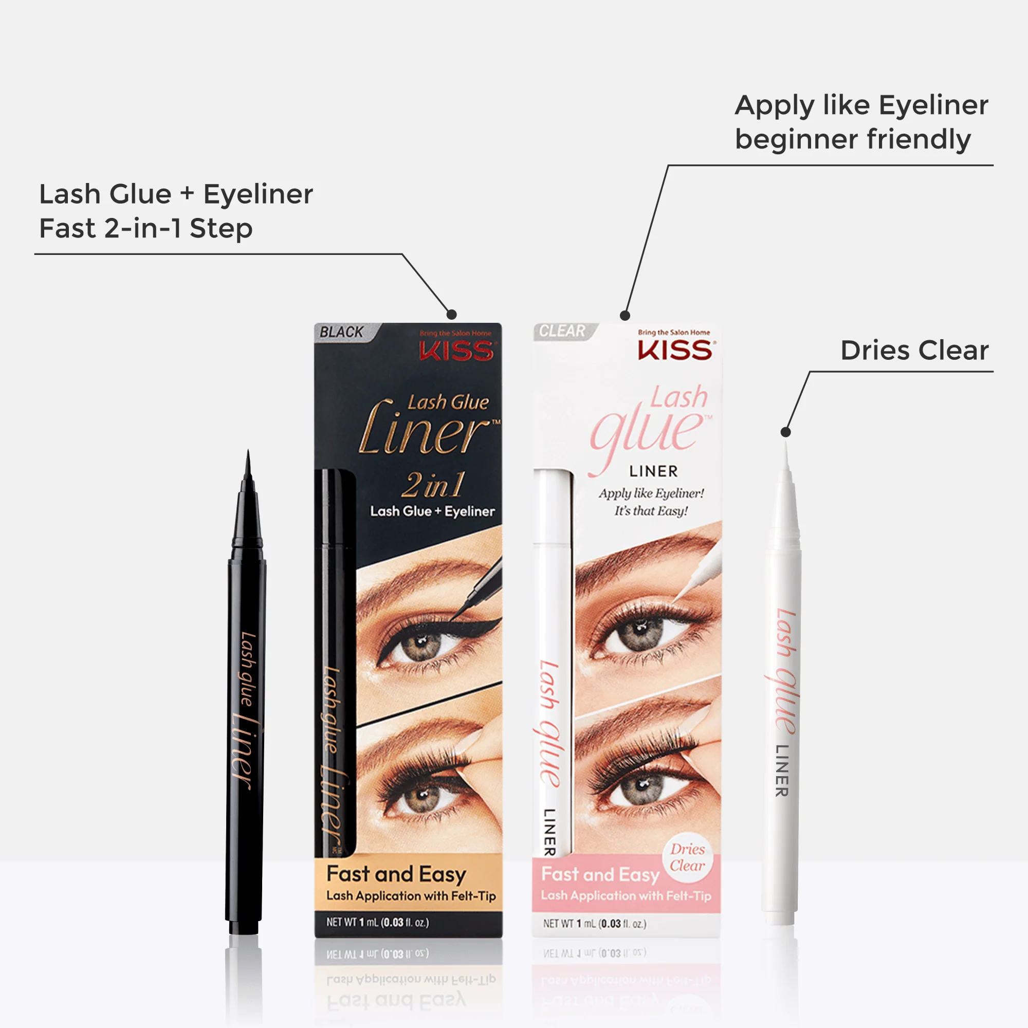 KISS Lash GLUEliner - Black - Image 7