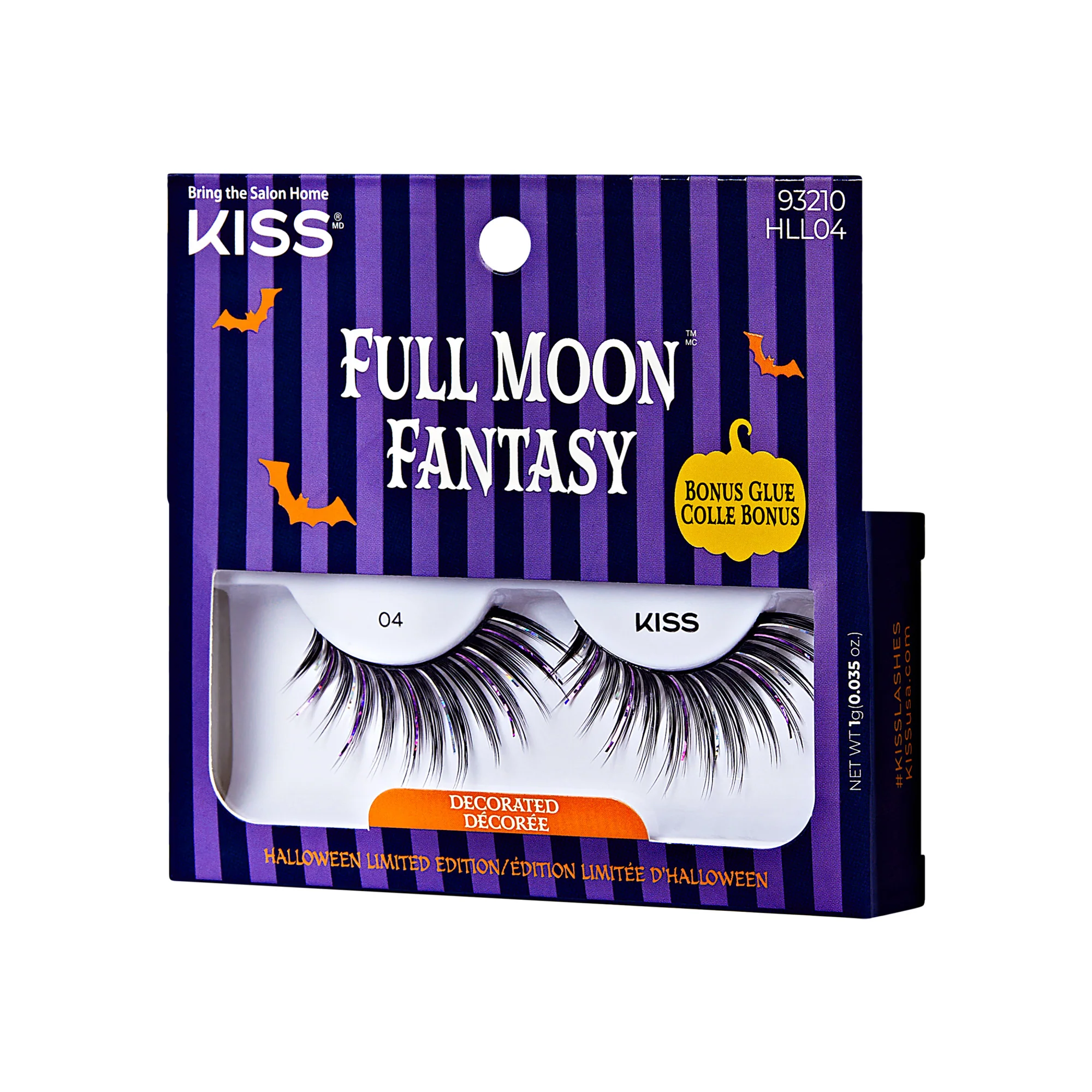 KISS Halloween 'Full Moon Fantasy' False Eyelashes, Decorated - Midnight Queen