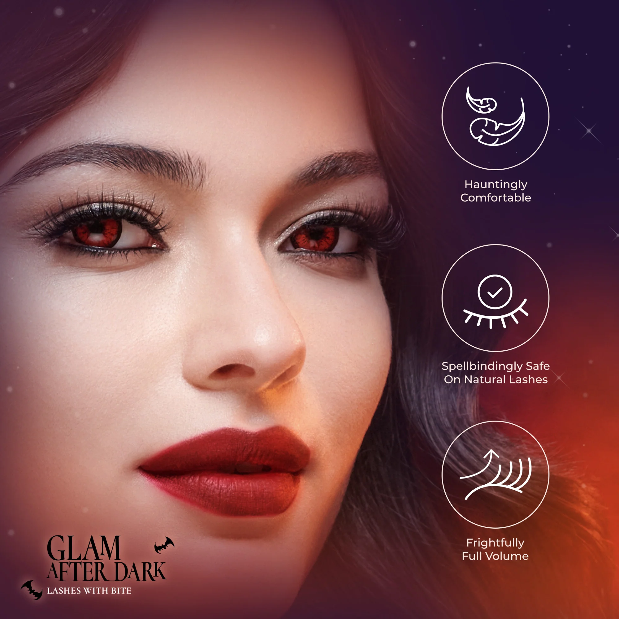 KISS Halloween Decorated Lashes & Gem Sticker - Witch Spark - Image 8