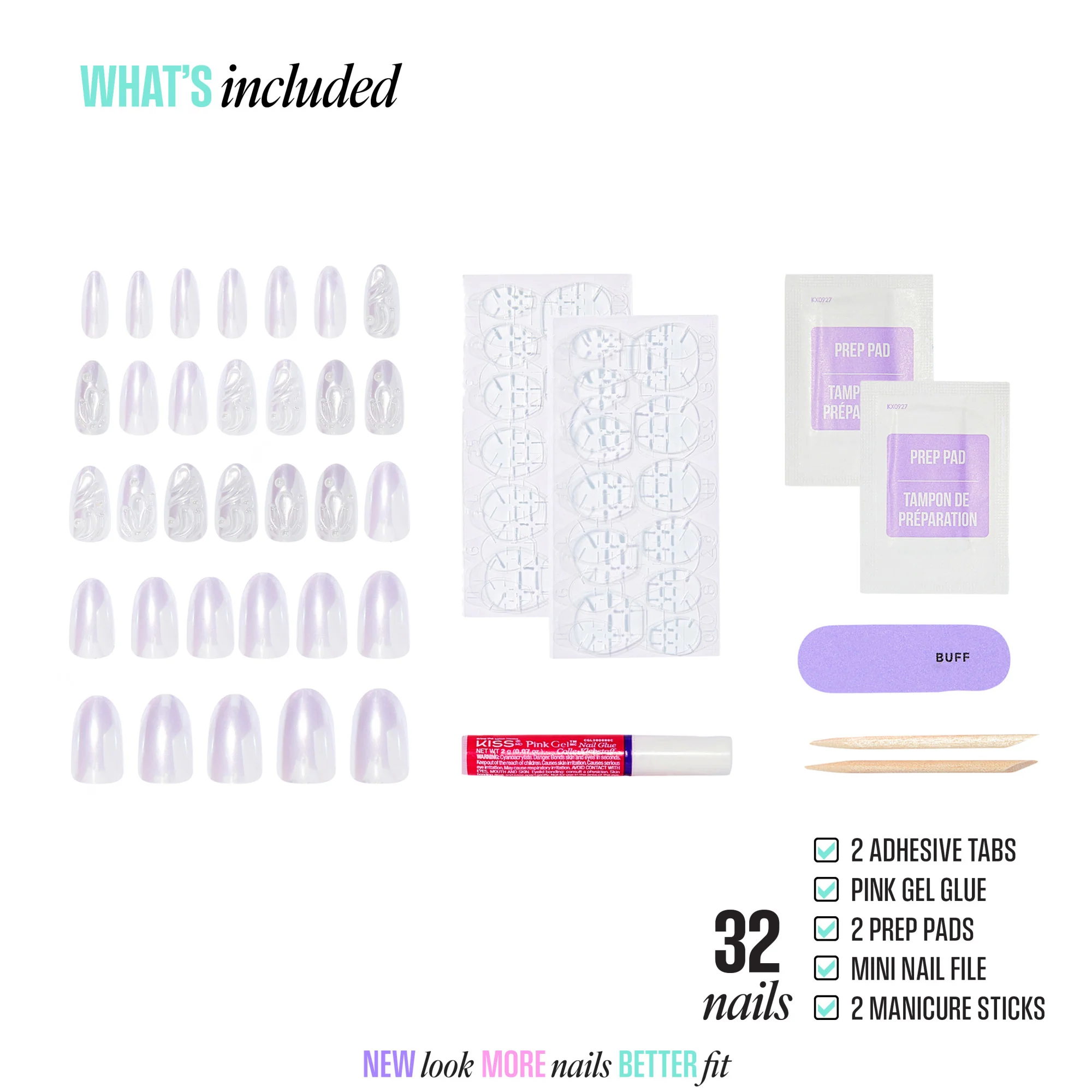 KISS ICON Press On Glue Nails - Remarkable - Image 4