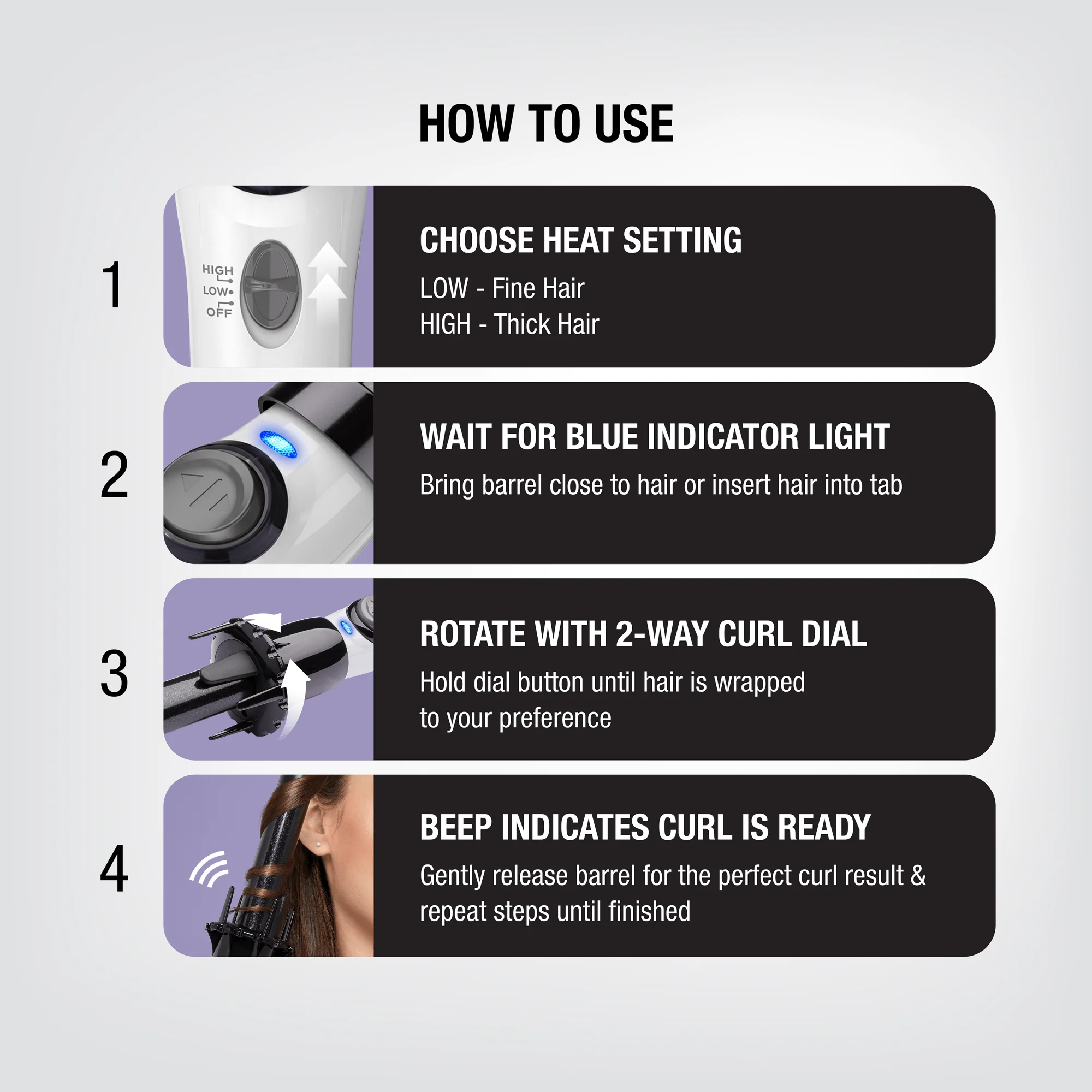 Instawave Automatic Hair Curler 1" - Image 11