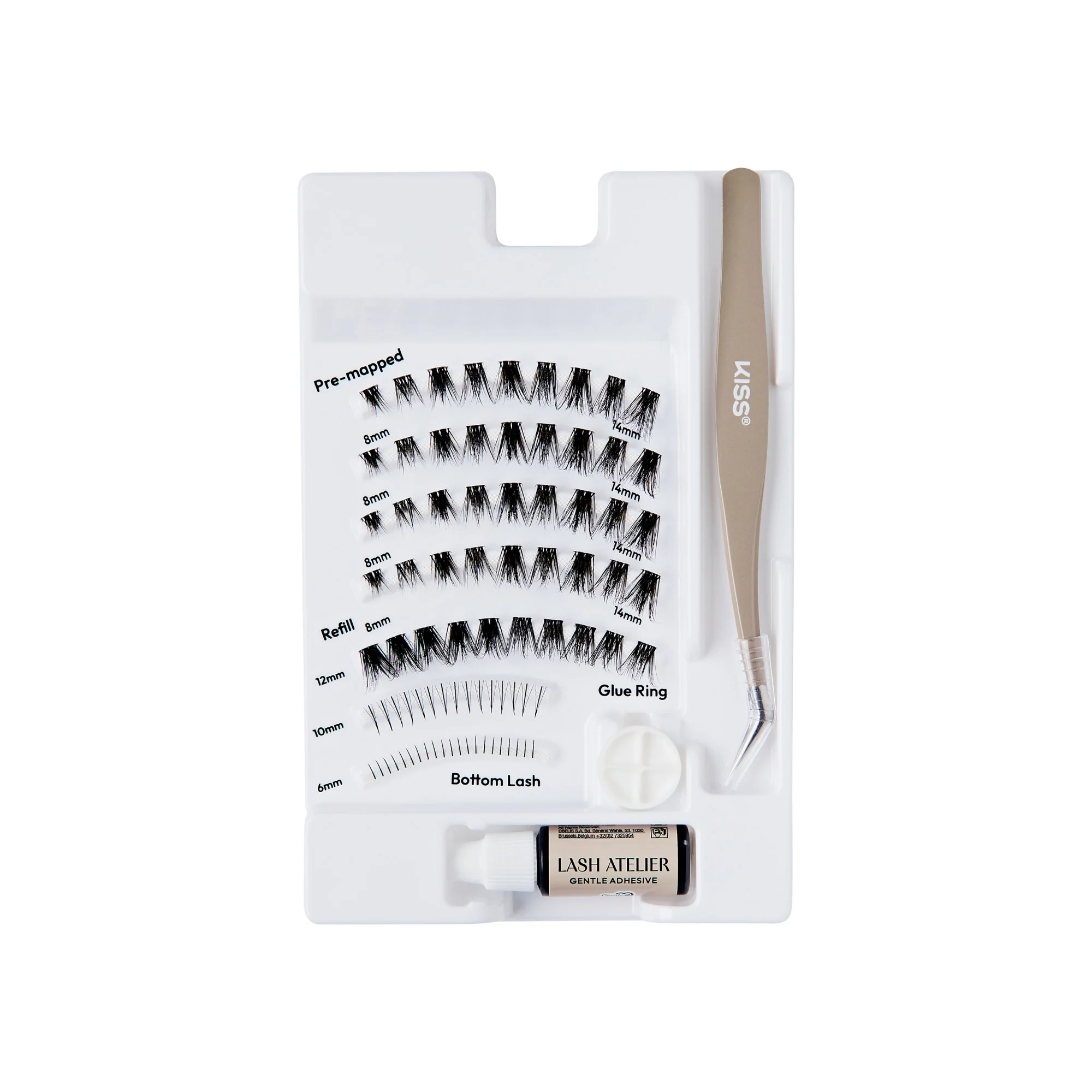 KISS Lash Atelier Individual Lash Extensions Design Kit – Wet Lash - Image 3