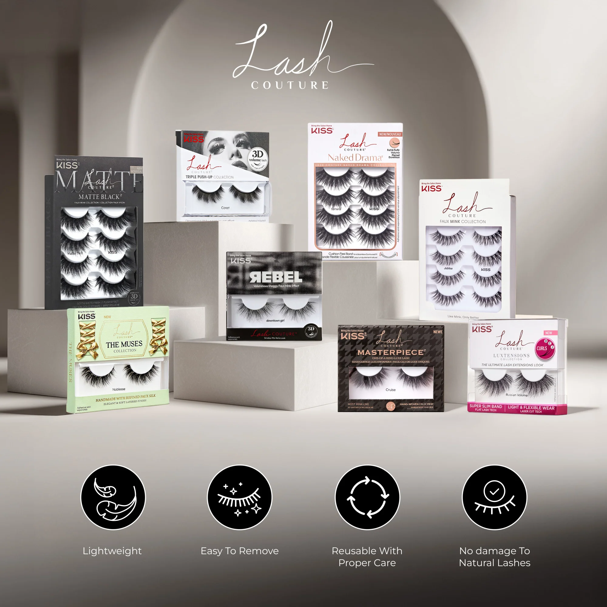 KISS Lash Couture Triple Push-Up - Bombshell - Image 7