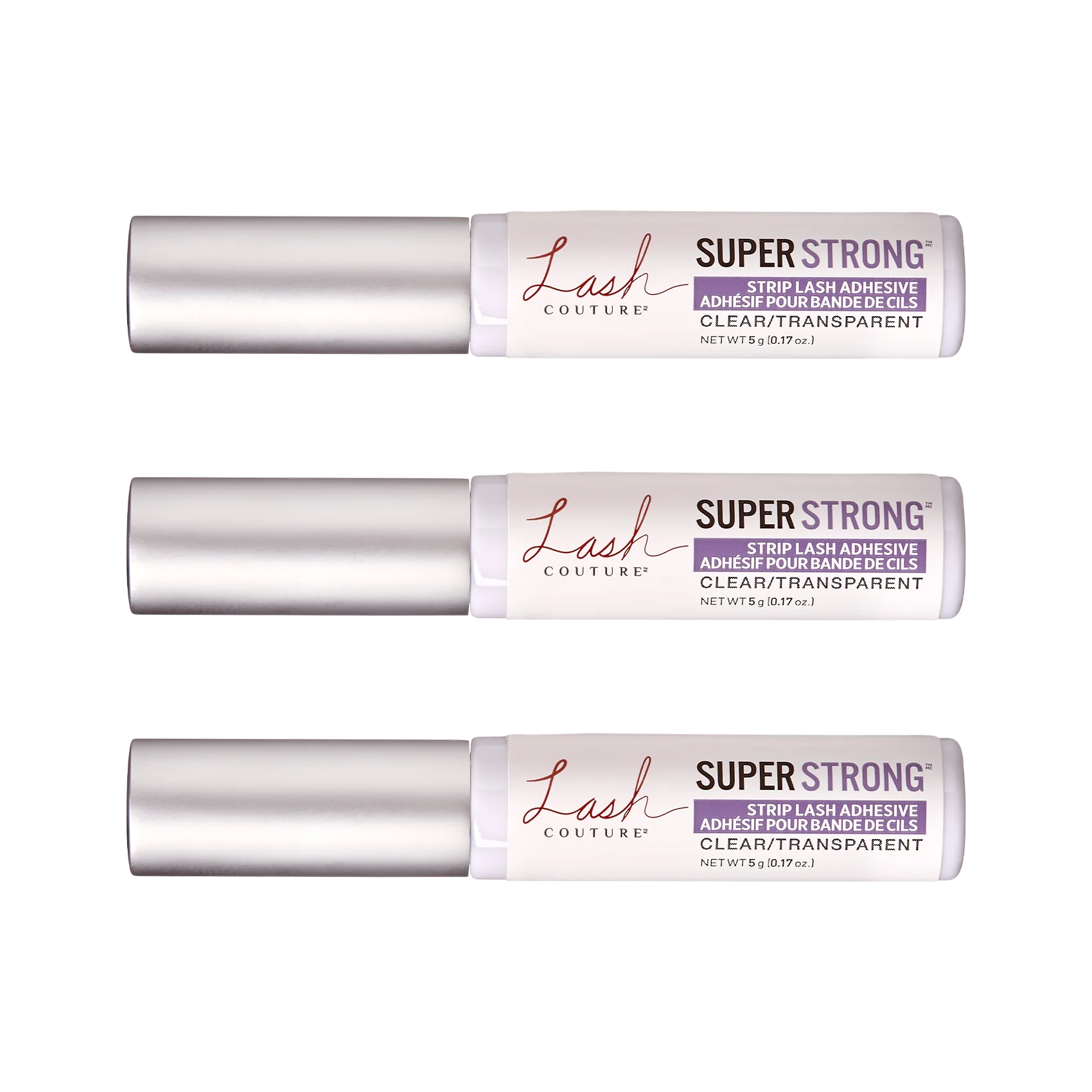 KISS Lash Couture Strip Lash Adhesive Clear - 3-Pack - Image 3