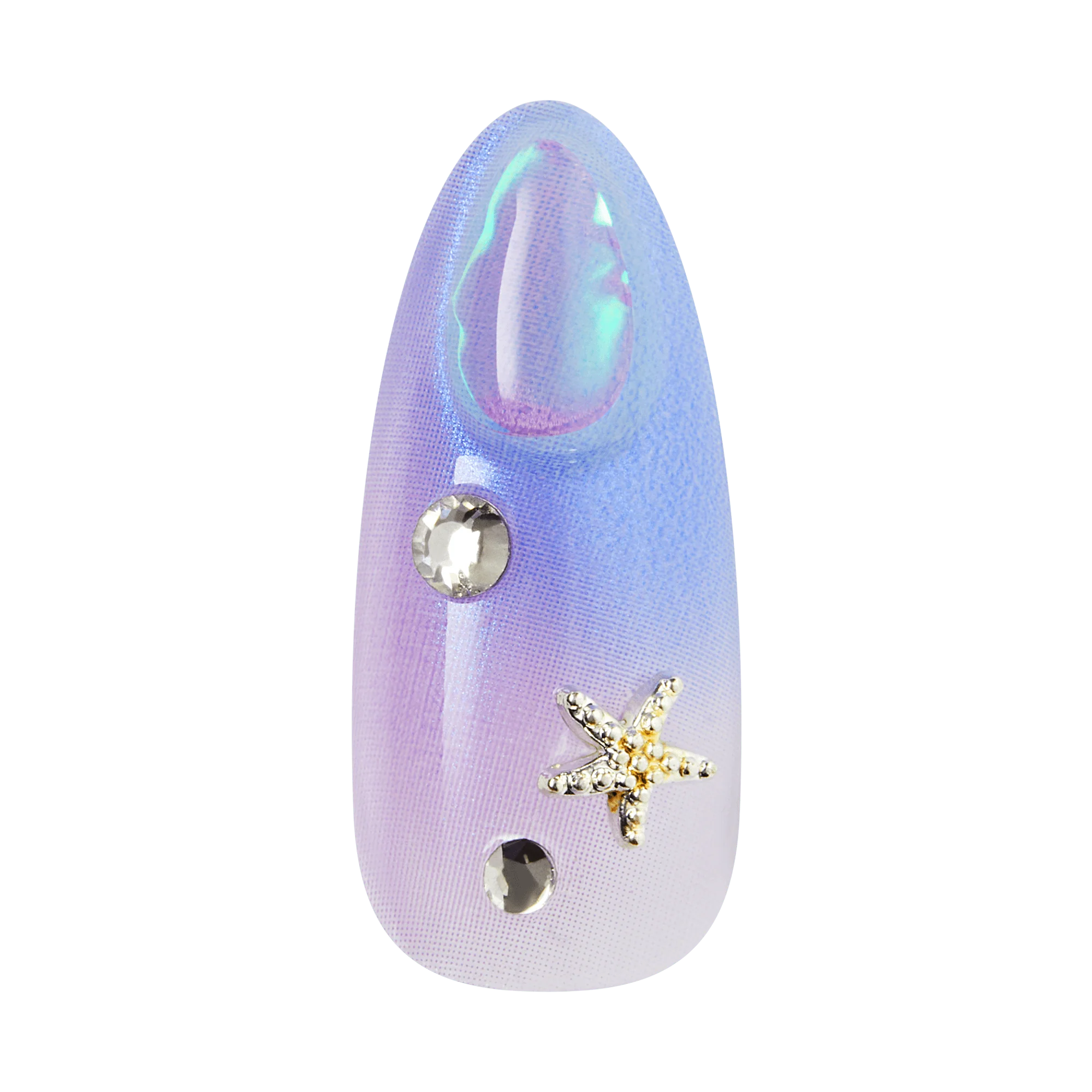 KISS LUXE Press On Glue Nails - Jasmine Skies - Image 5