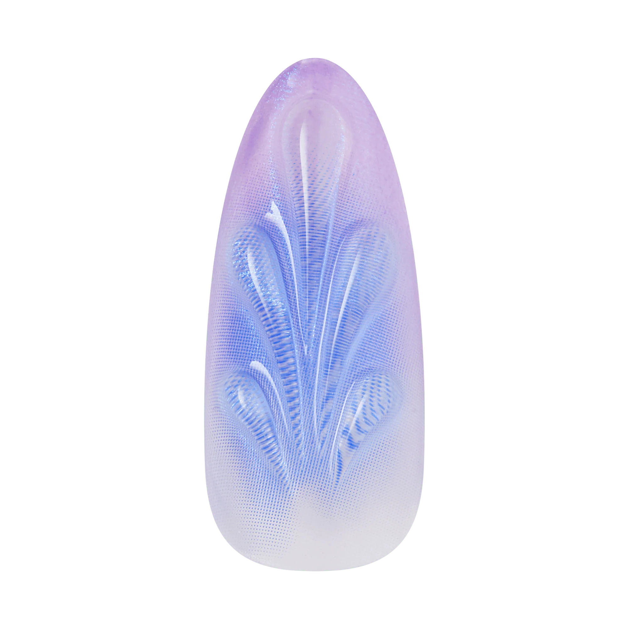 KISS LUXE Press On Glue Nails - Jasmine Skies - Image 7