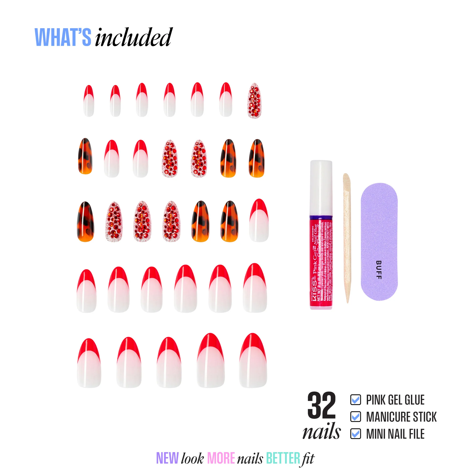 KISS LUXE Press On Glue Nails - Tidal Quest - Image 4