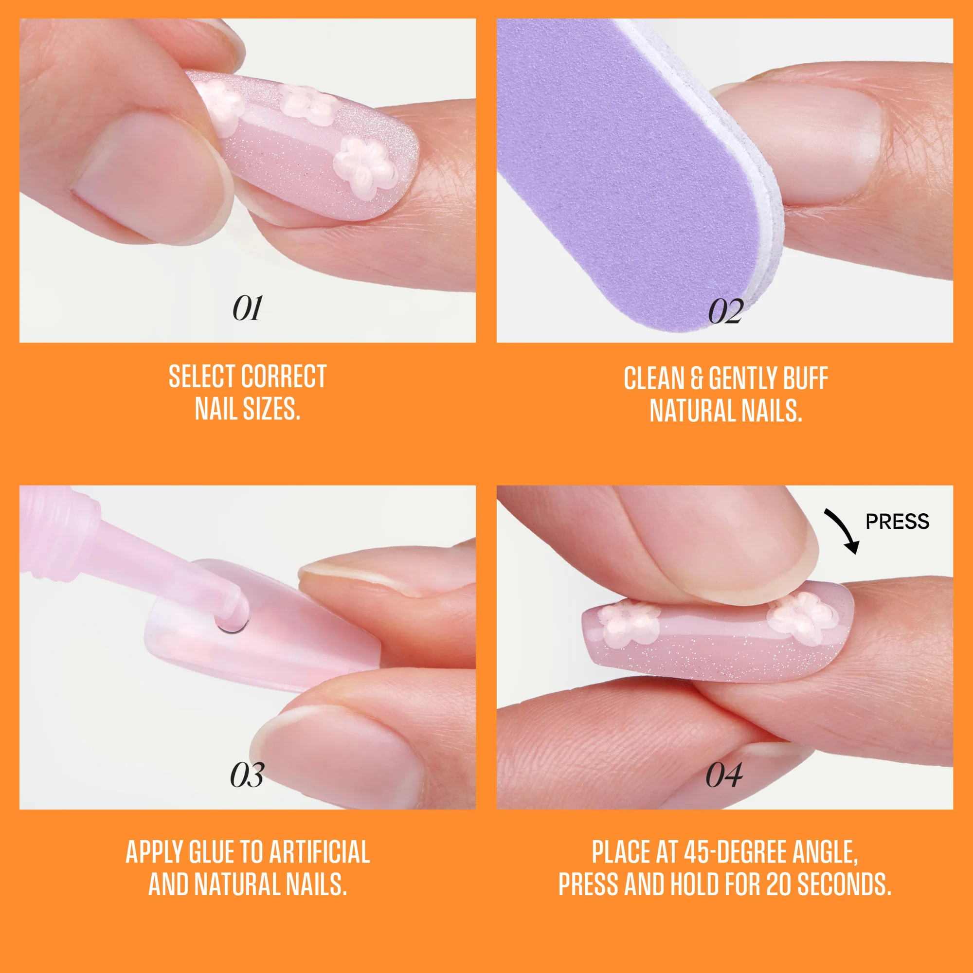 KISS NAIL DRIP Press On Glue Nails - Euphoric Leap - Image 10
