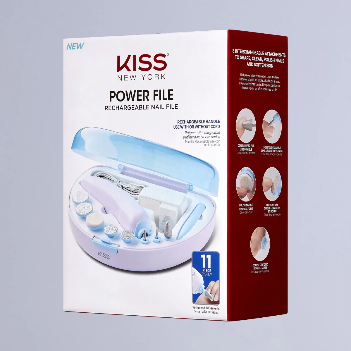 KISS Powerfile Rechargeable Nail File