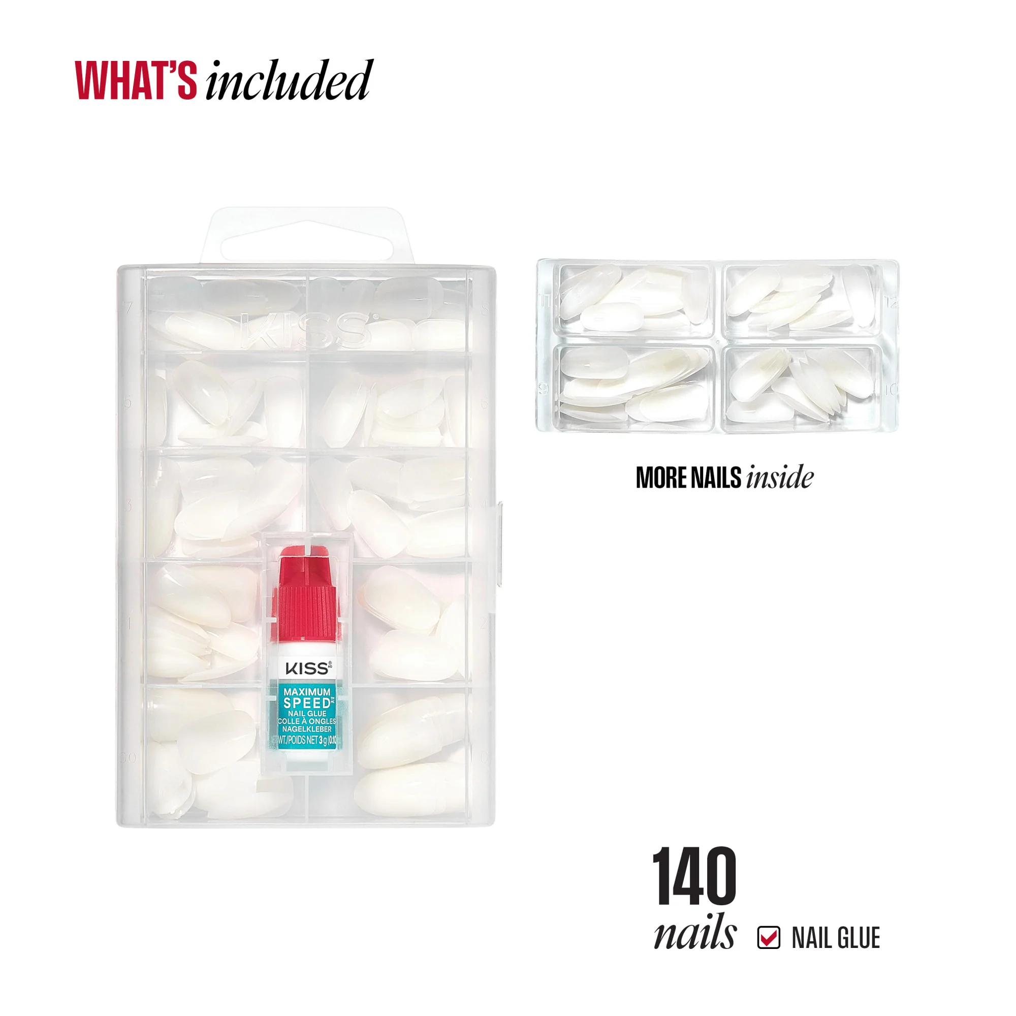 KISS Professional Full Cover Press On Nails - Earthly - Image 3