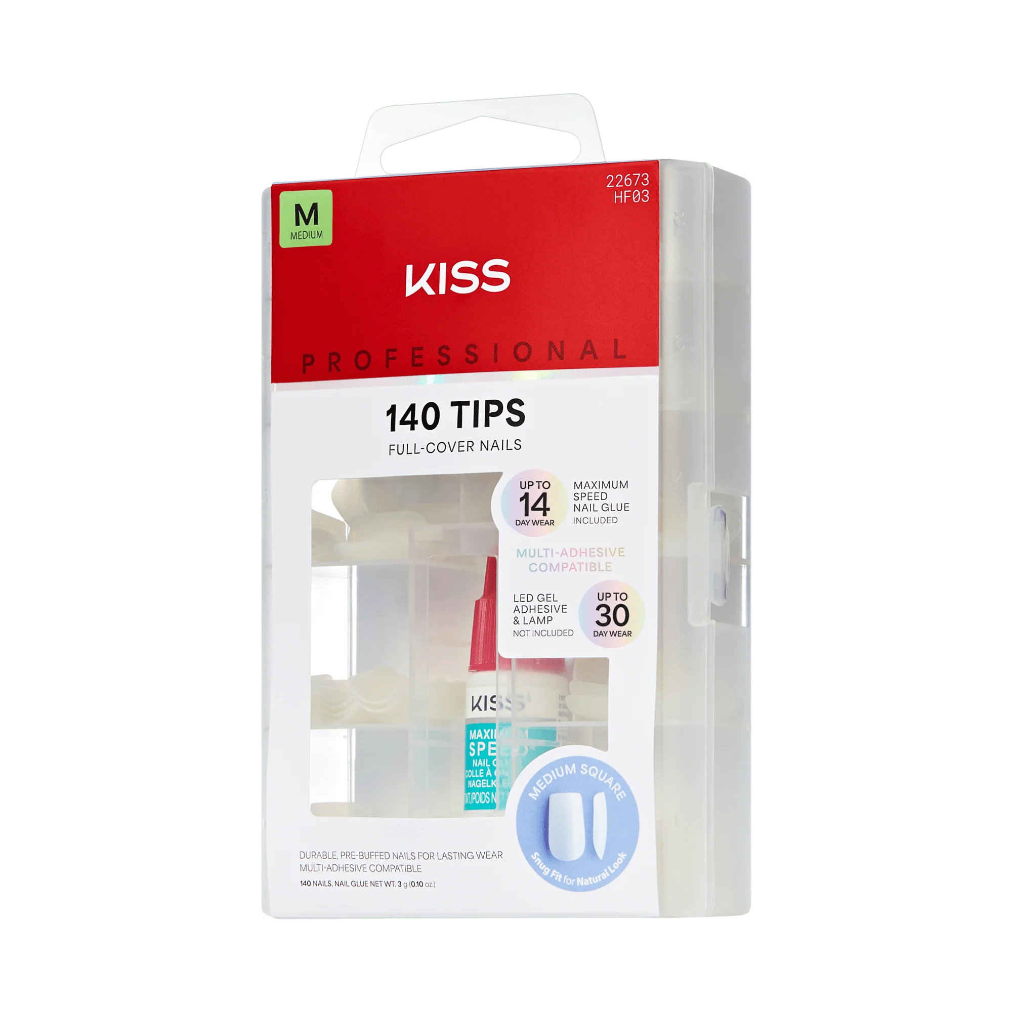 KISS Professional Full Cover Press On Nails - Absolutes - Image 5
