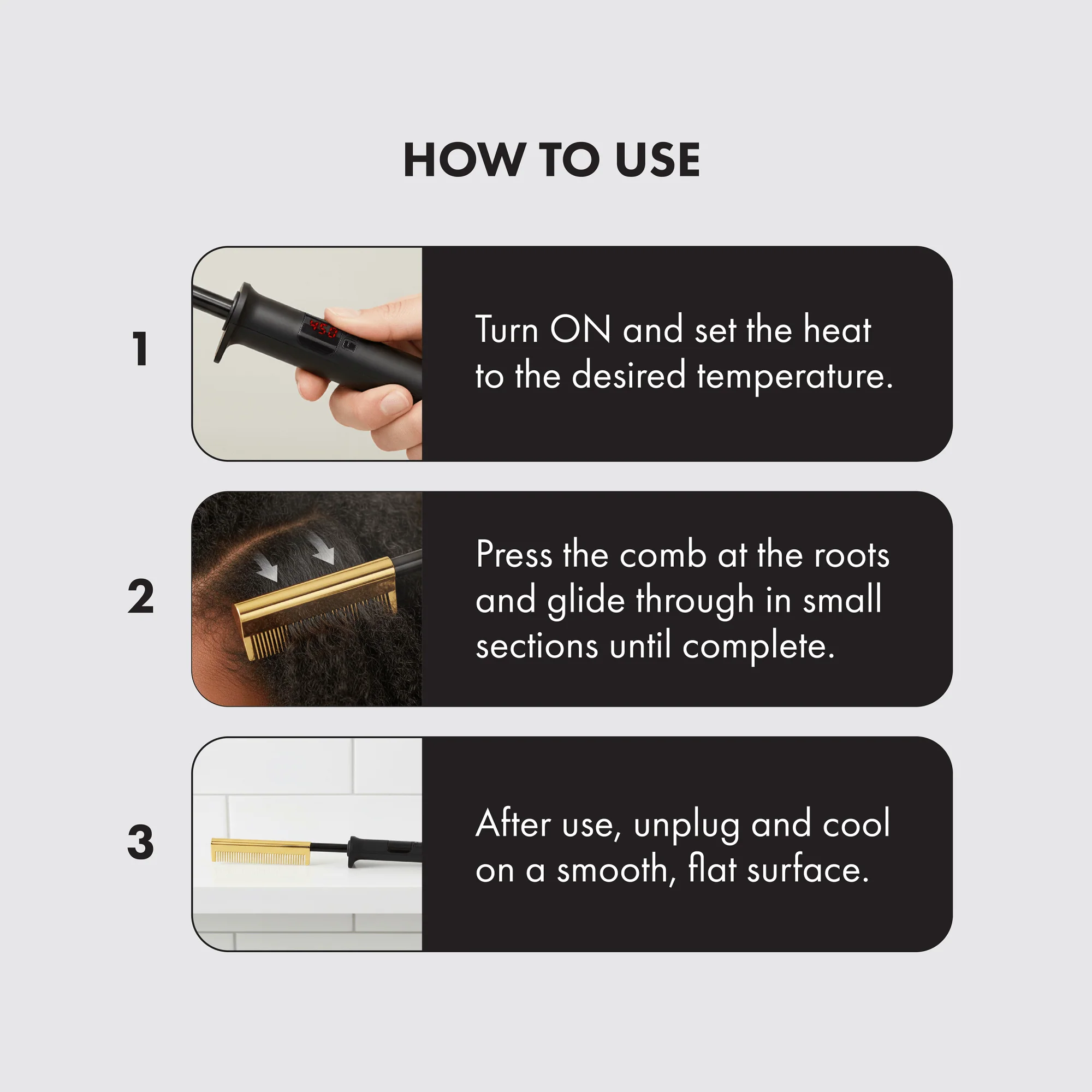 KISS Professional Pressing Comb - Image 12