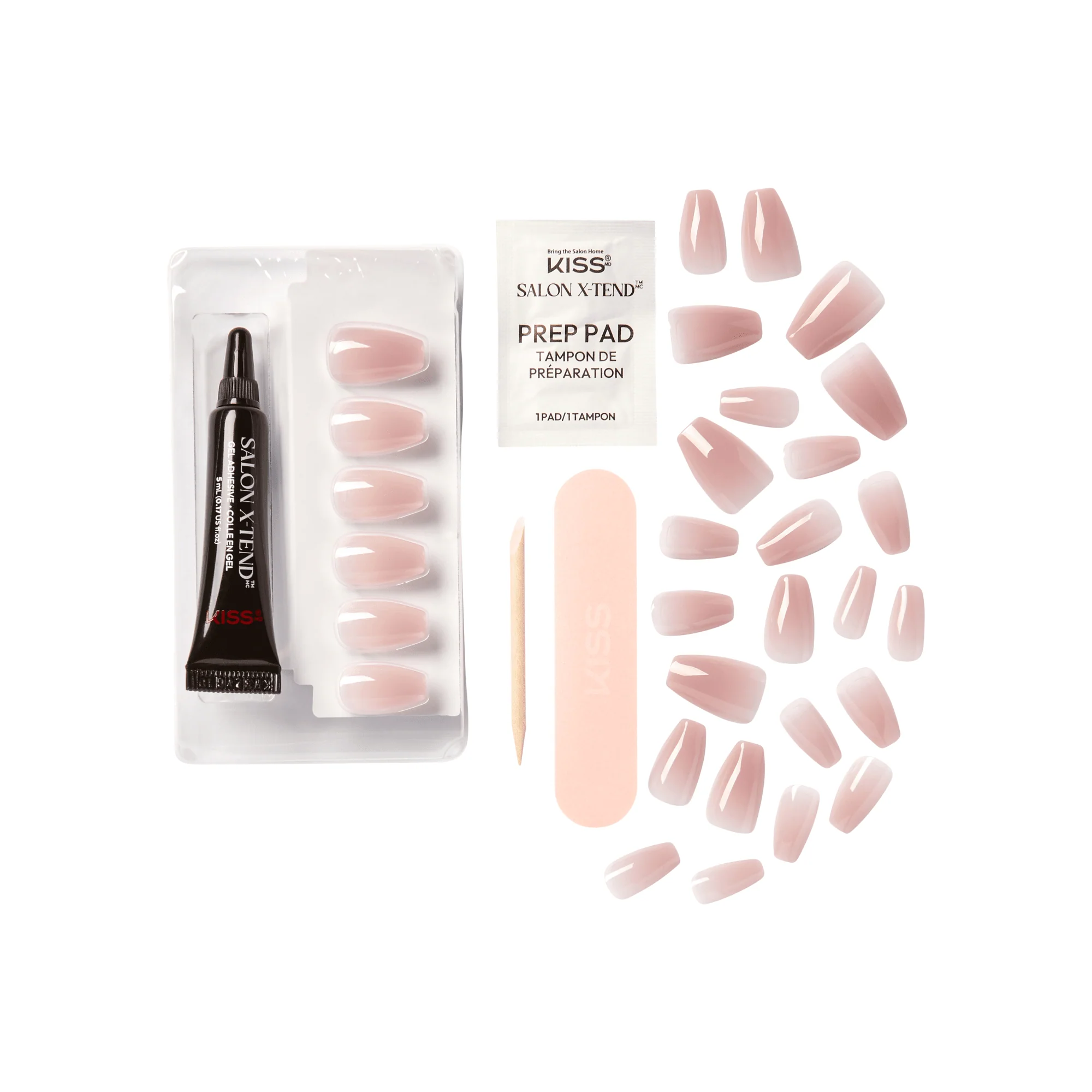KISS Salon X-tend Color Press On Gel Nails - Change It - Image 3