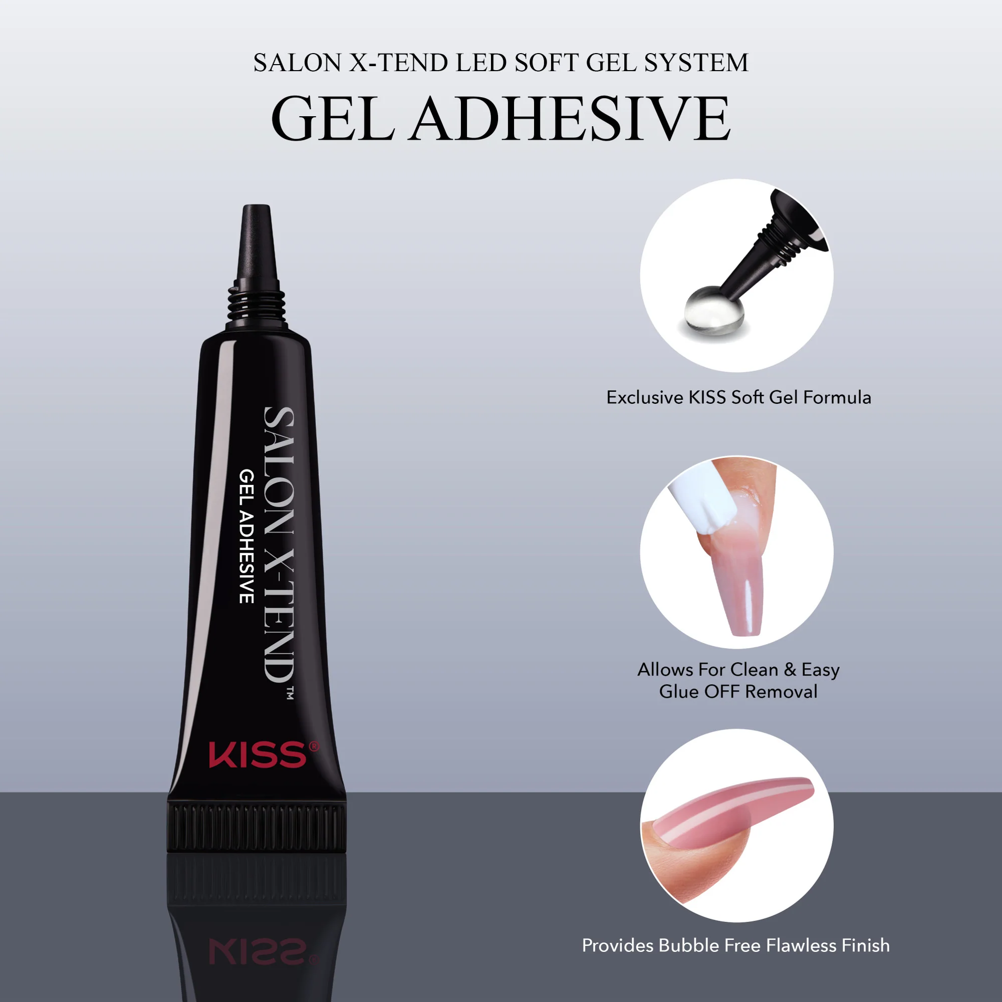 KISS Salon X-tend Color Press On Gel Nails - Change It - Image 7