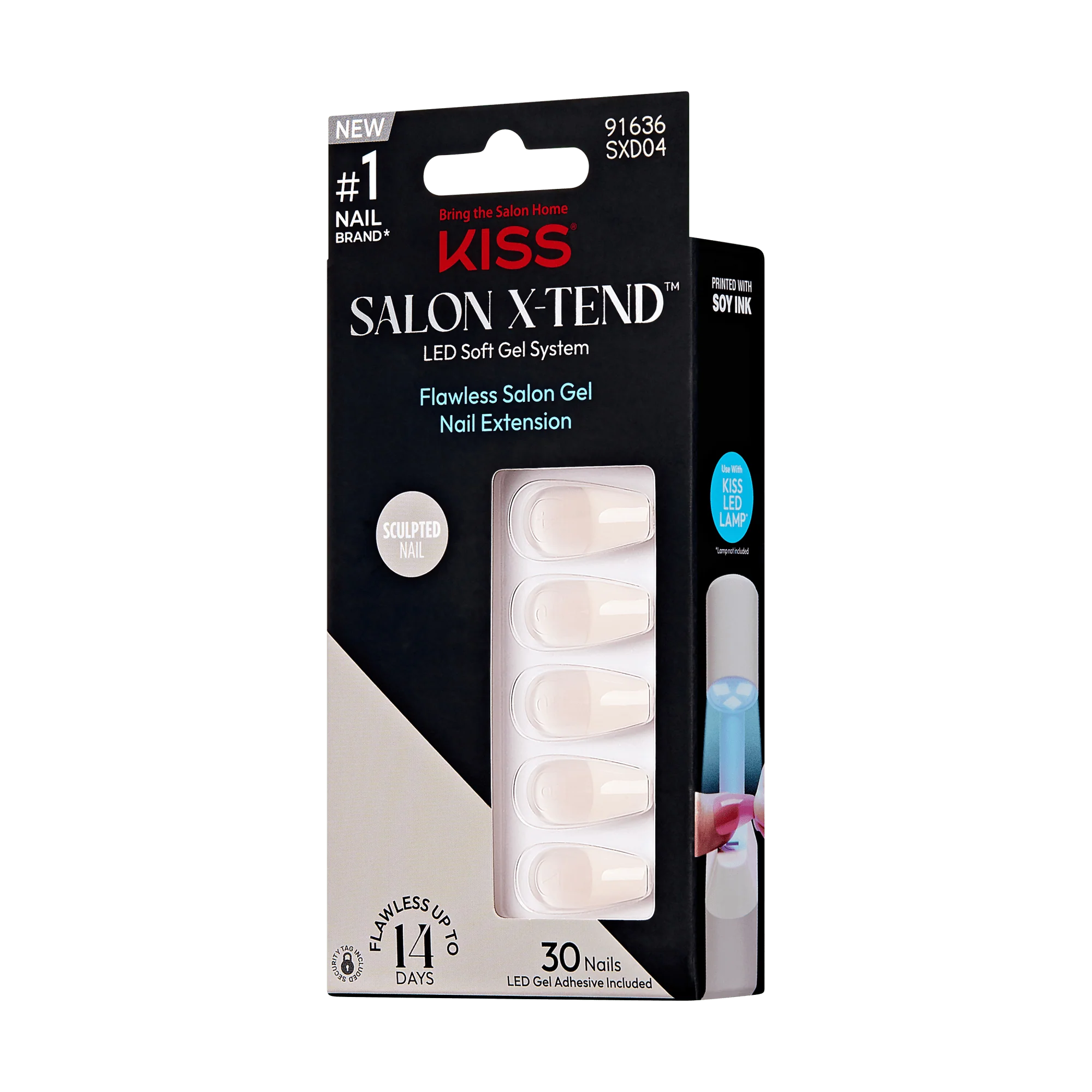KISS Salon X-tend Design Press On Gel Nails - Trustfall - Image 2