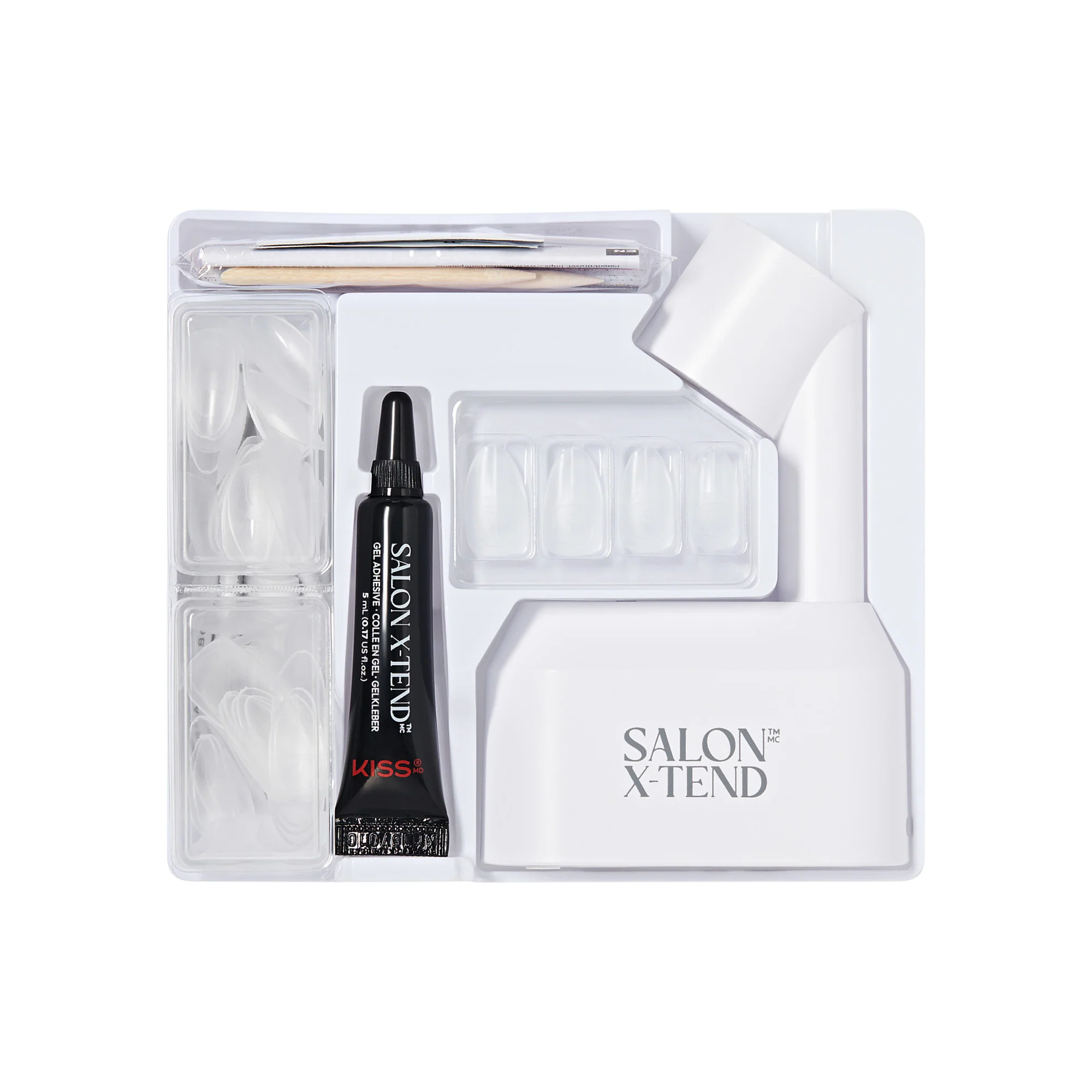 KISS Salon X-tend LED Soft Gel Starter Kit System - Clear - Image 4