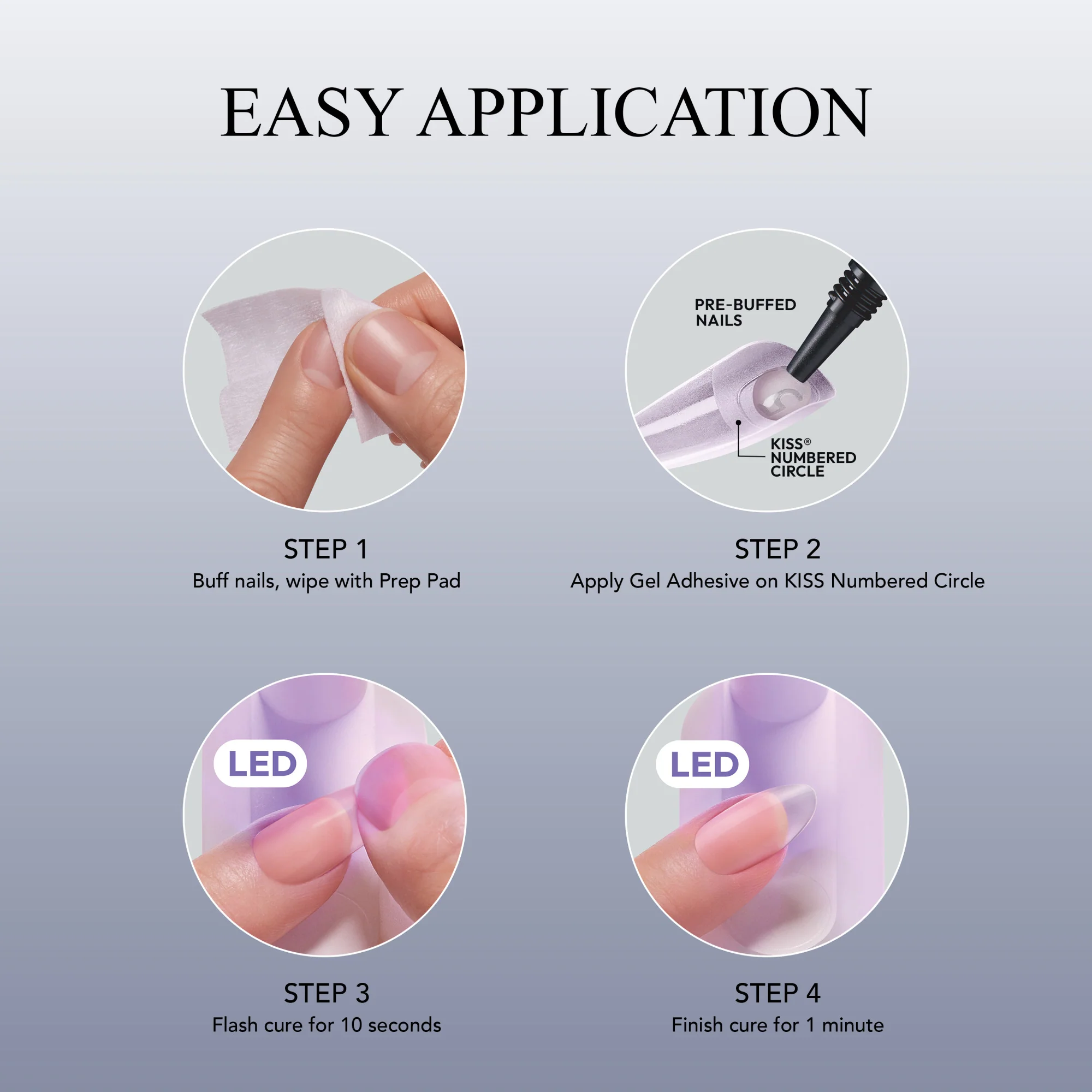 KISS Salon X-tend LED Soft Gel Starter Kit System - Clear - Image 7