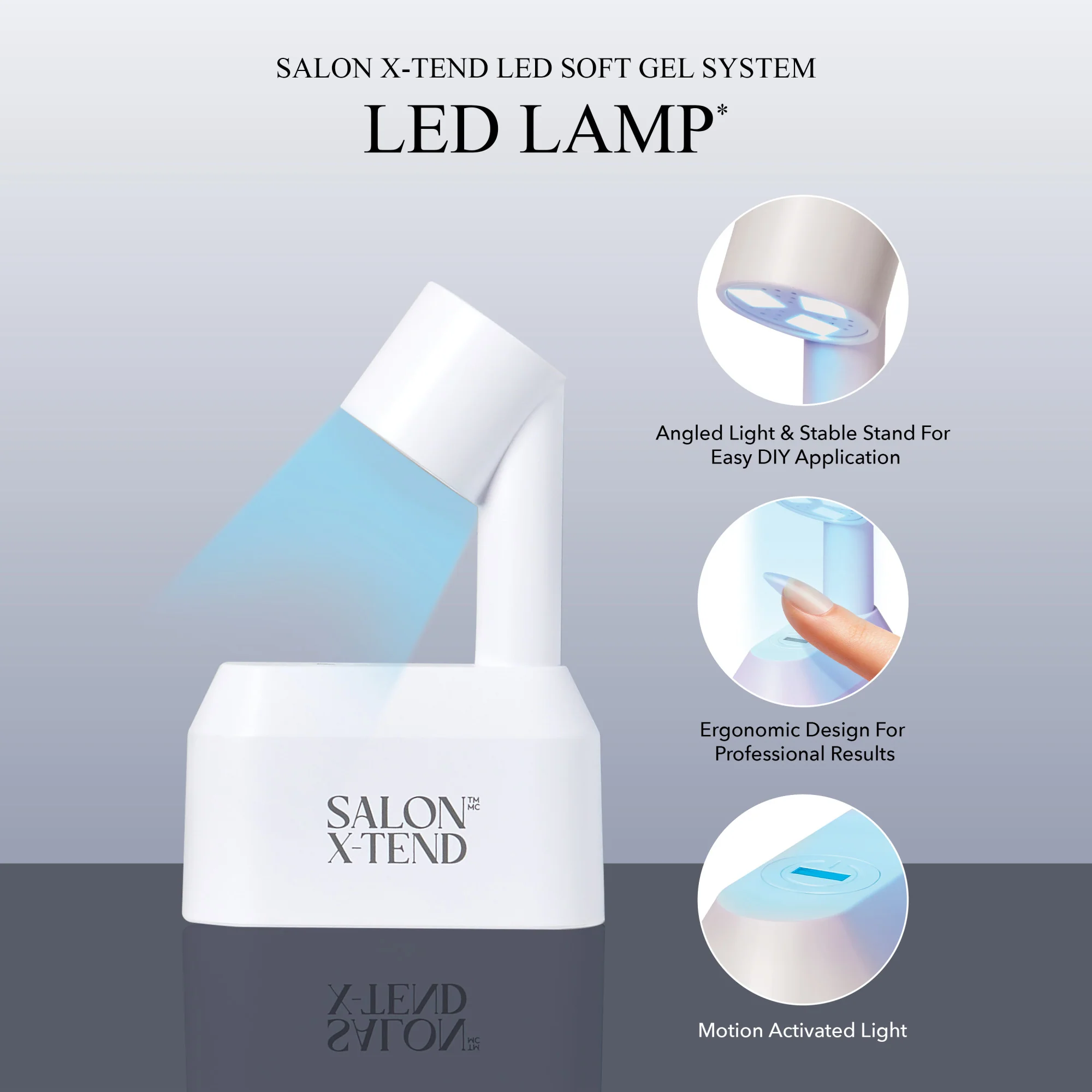 KISS Salon X-tend LED Soft Gel Starter Kit System - Clear - Image 8
