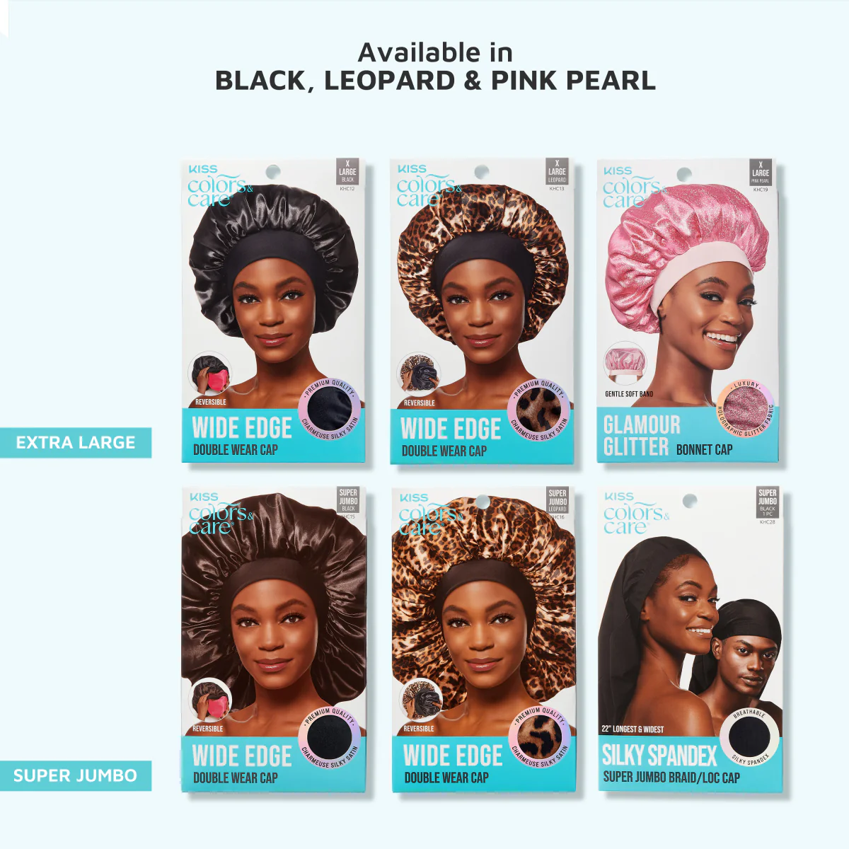 KISS Colors & Care KISS SATIN BONNET BLACK - Image 5