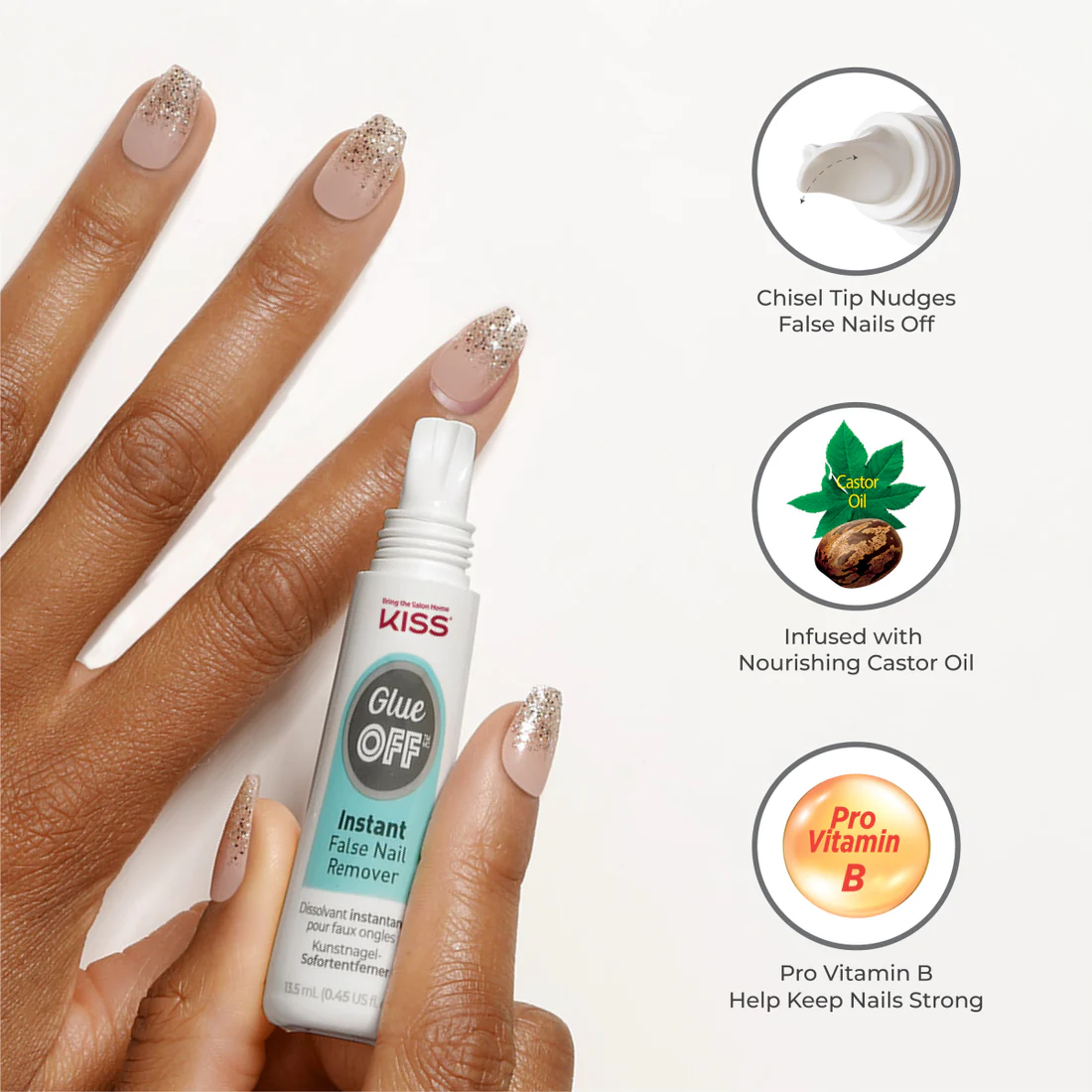 KISS Glue OFF Press On Nails Remover - Image 10