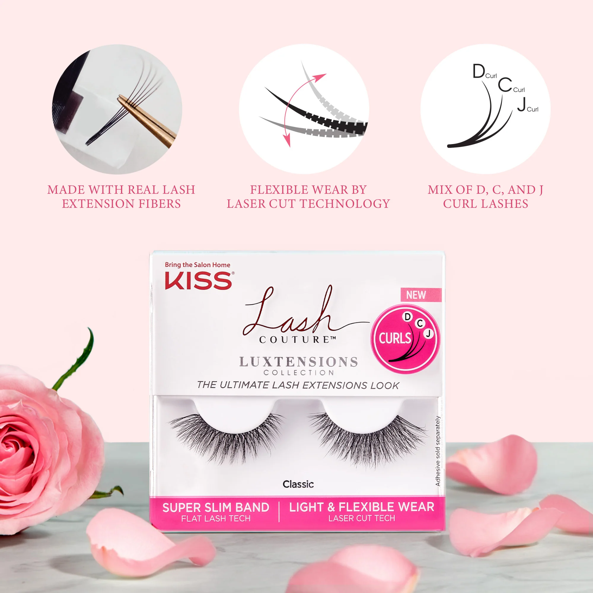 KISS Lash Couture LuXtensions Multipack- Volume Full Set - Image 7
