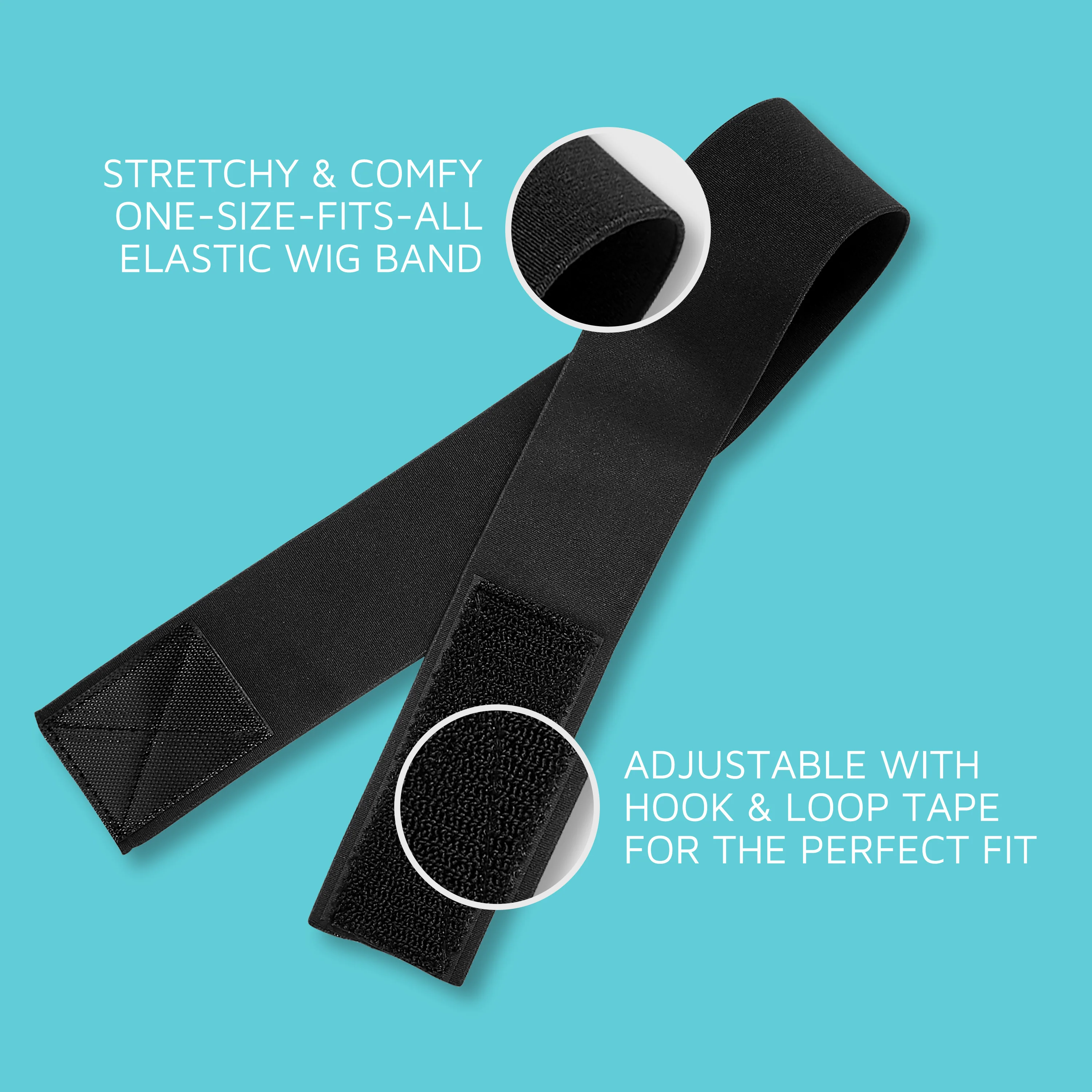 KISS Colors & Care Perfect Melt Elastic Band - Hug me, 1 1/8" - Image 4