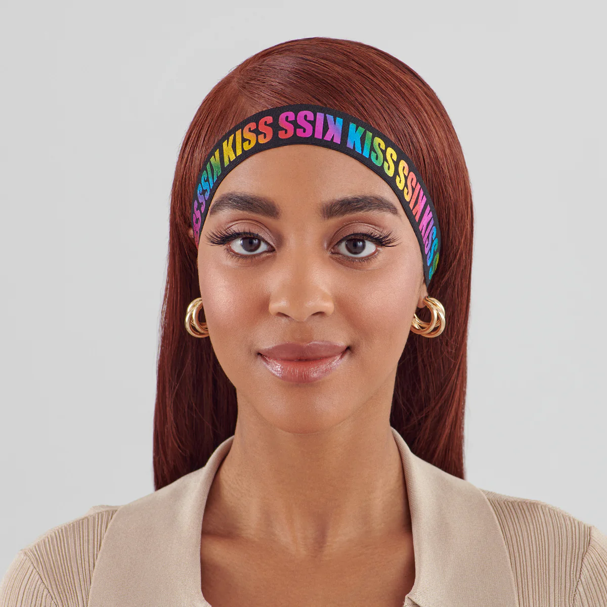 KISS Colors & Care Perfect Melt Elastic Band - KISS, 1 1/8" - Image 2